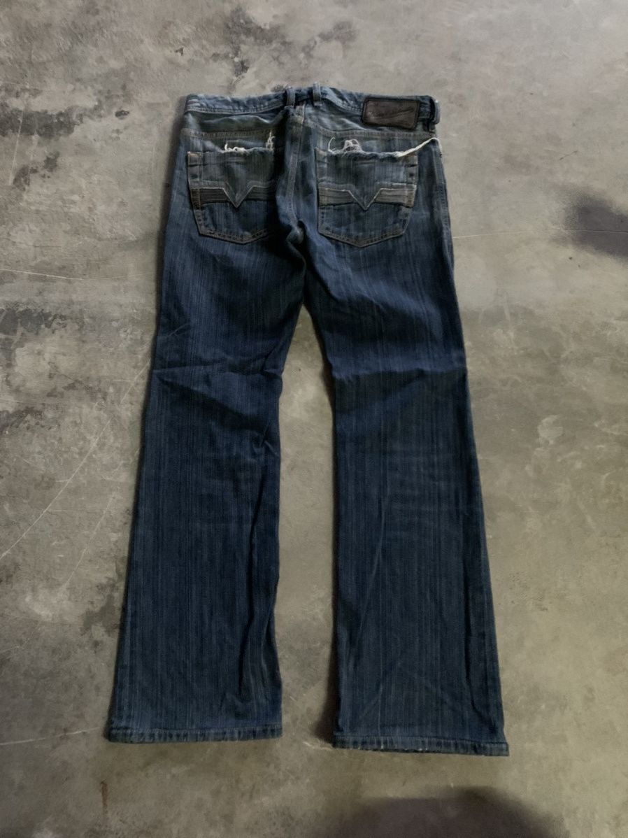 Designer × Diesel vintage diesel flare distressed rusty fade washed Size US 32 / EU 48 - 2 Thumbnail