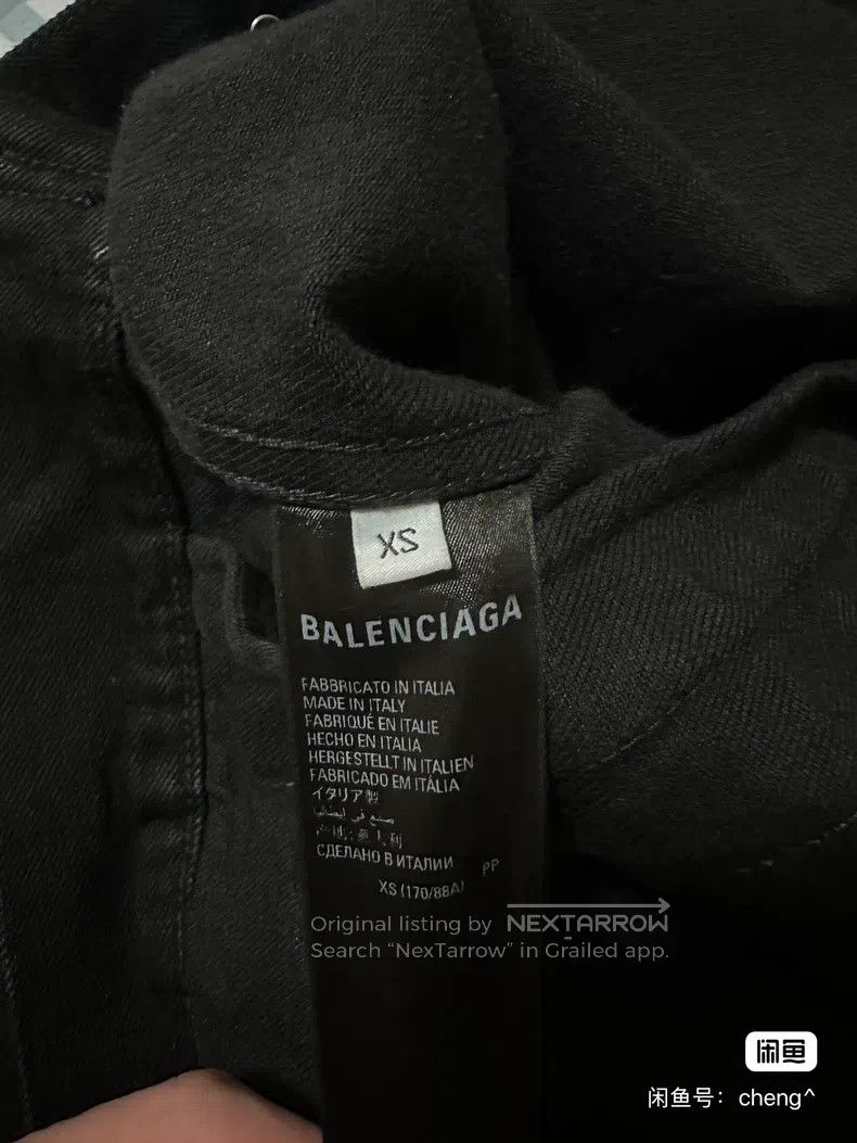 Balenciaga Balenciaga Denim Jacket Size US XS / EU 42 / 0 - 4 Thumbnail