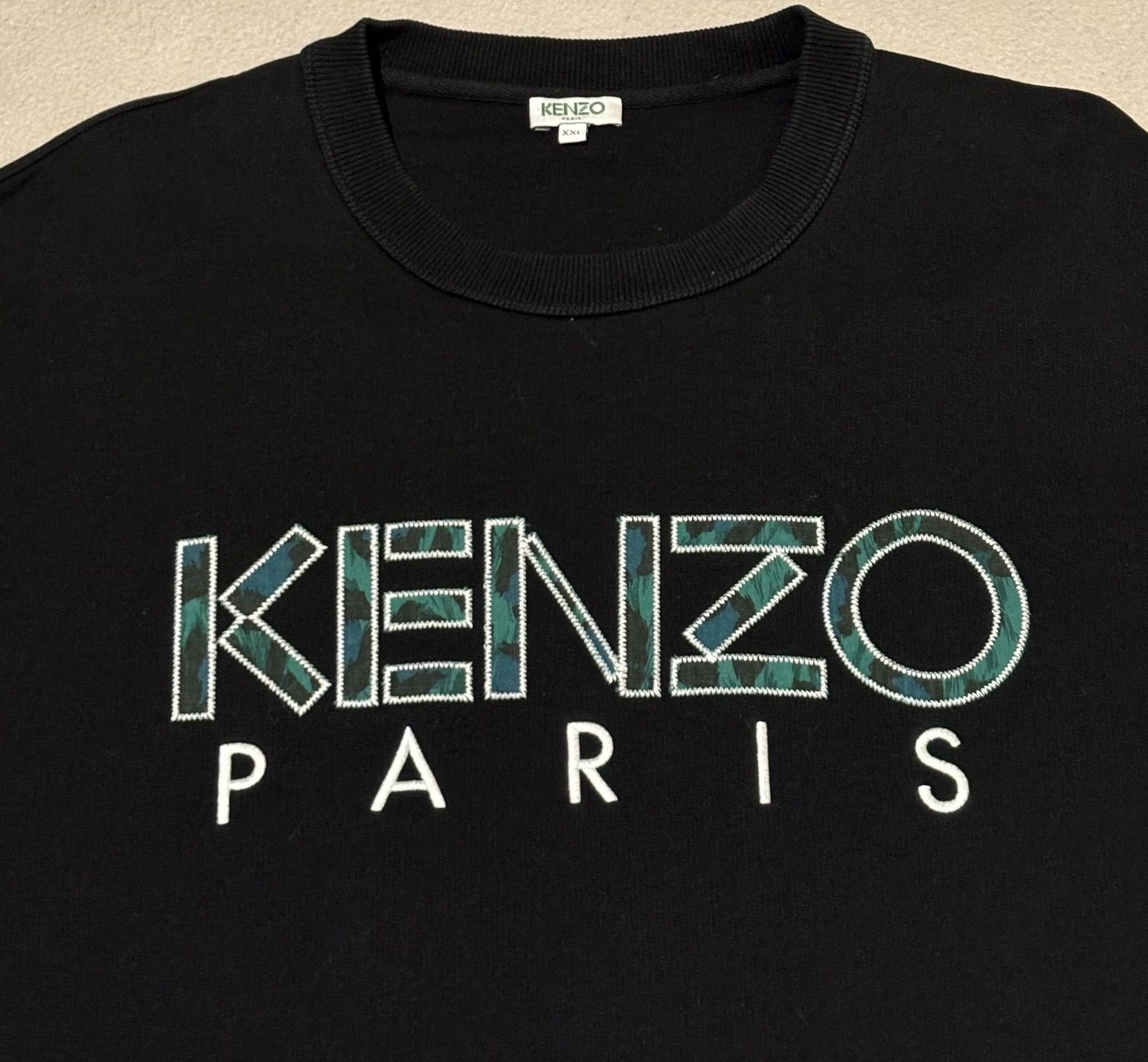 Kenzo Kenzo Paris Black sweatshirt size XXL Size US XXL / EU 58 / 5 - 7 Thumbnail
