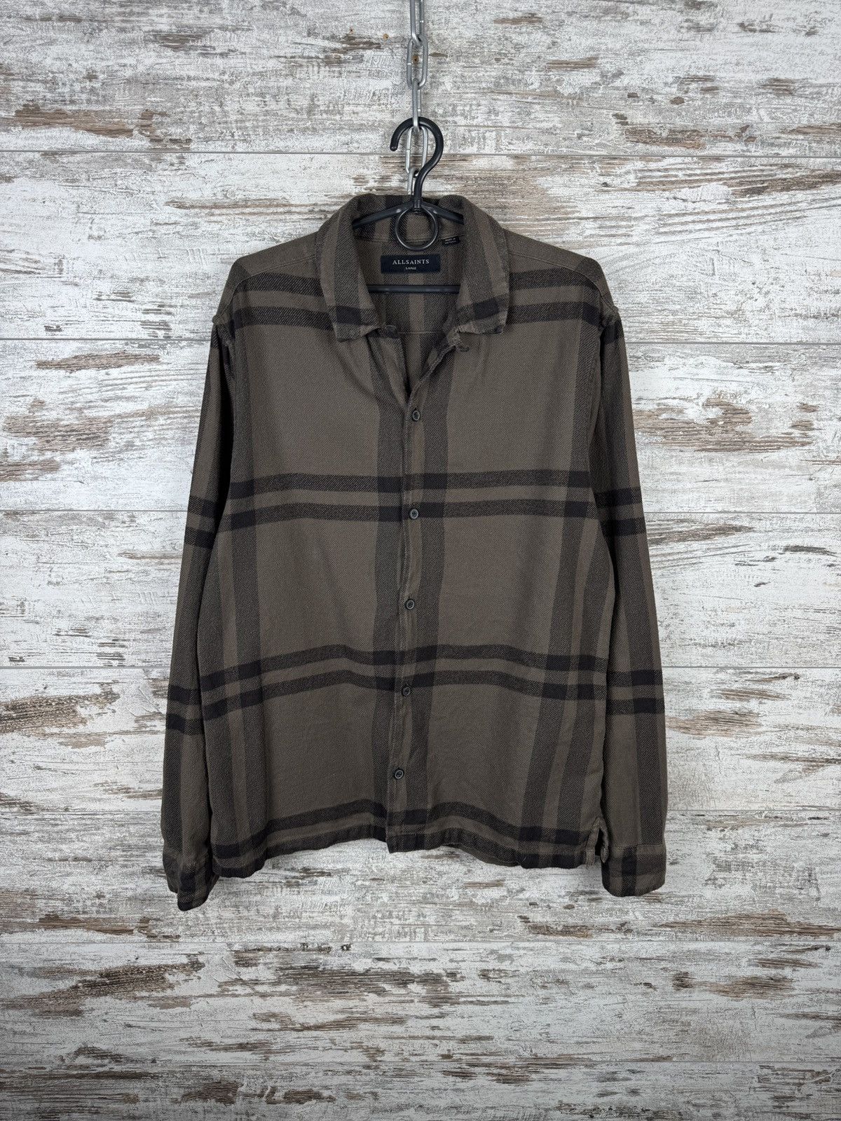Allsaints Mens Vintage AllSaints Anchorage ls shirts button up flannel Size US L / EU 52-54 / 3 - 2 Thumbnail
