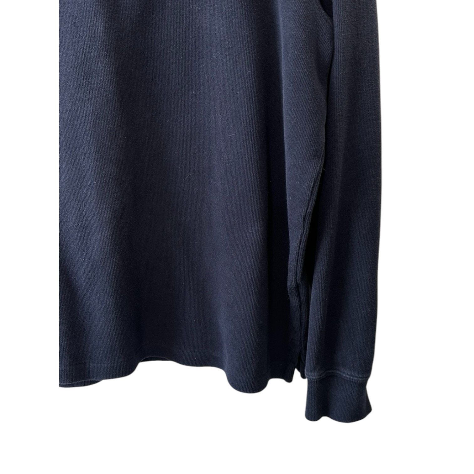 Ralph Lauren Polo Ralph Lauren Navy 1/4 Zip Cotton Knit Pullover Sweater Size US L / EU 52-54 / 3 - 3 Thumbnail