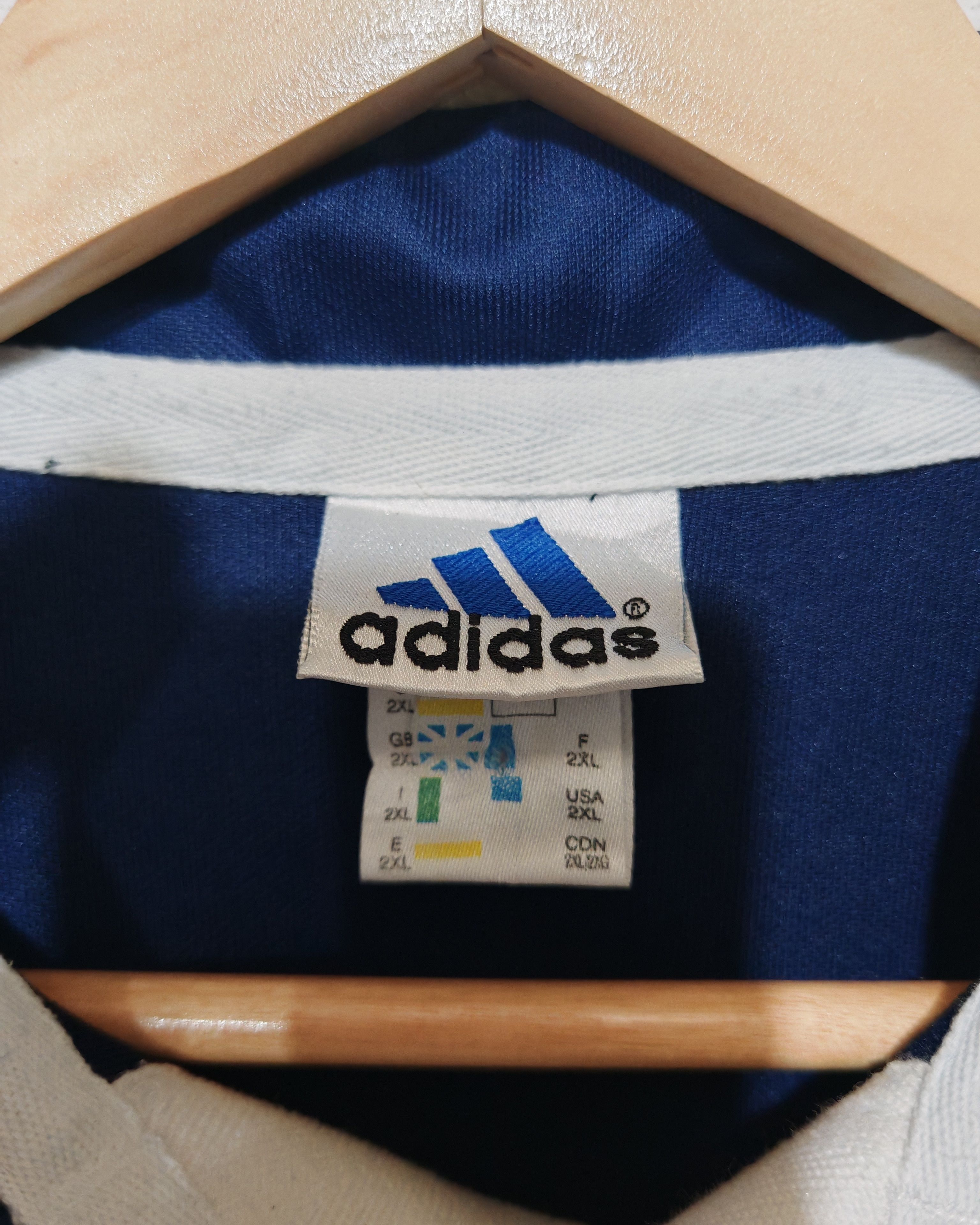 Adidas × Vintage Vintage SU Agen Lot-et-Garonne Rugby union Jersey Adidas Size US XXL / EU 58 / 5 - 4 Thumbnail