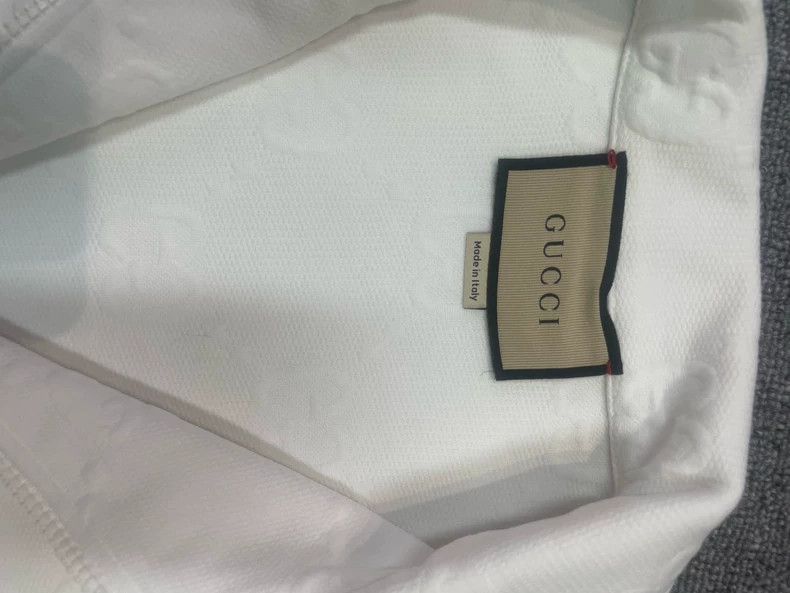 Gucci Gucci White Logo full-print dress Size M / US 6-8 / IT 42-44 - 3 Thumbnail