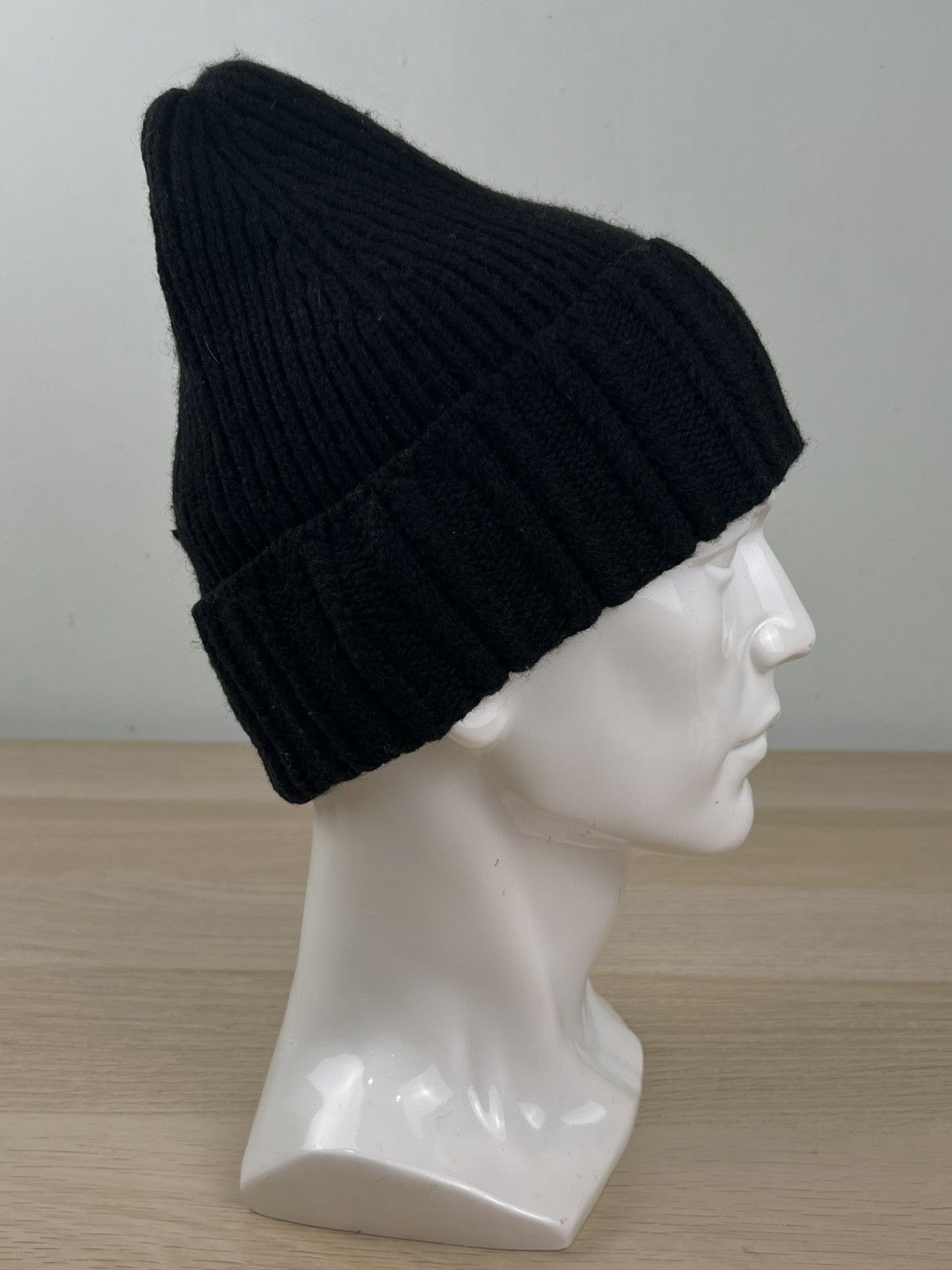 Polo Ralph Lauren Vintage Polo Ralph Lauren 90s Black Beanie Wool Hat Snow Cap Size ONE SIZE - 4 Thumbnail