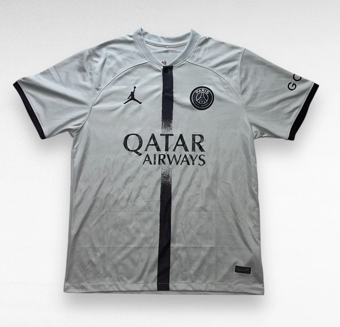 Jordan Paris Saint-Germain シャツ グレー PSG Men's Jordan Brand Gray Paris Saint-Germain Strike Drill 2023/24