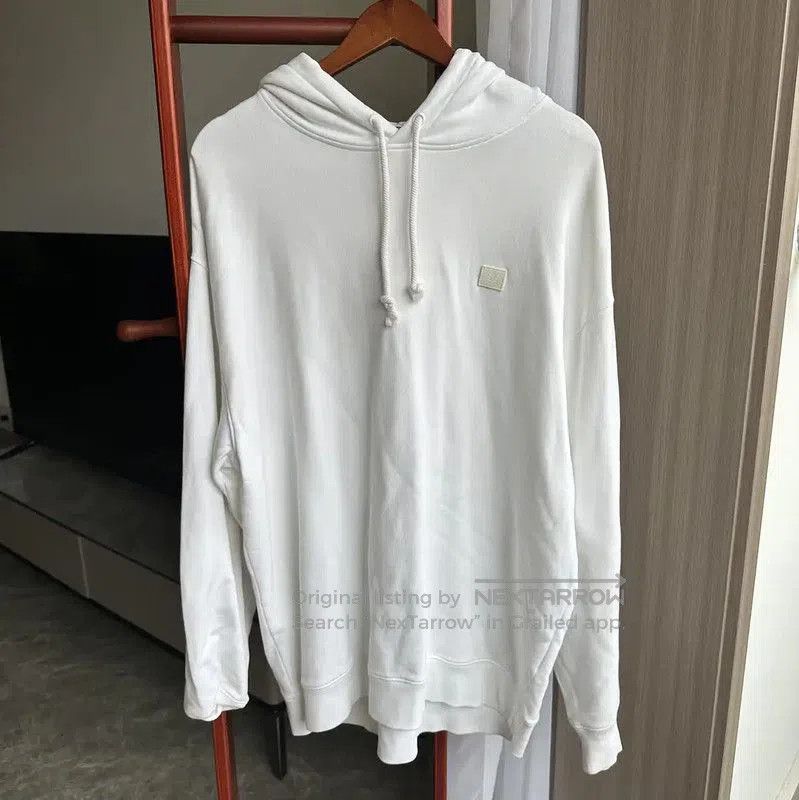 Acne Studios Acne Studios White Cotton Hoodie for Men. Size US L / EU 52-54 / 3 - 1 Thumbnail