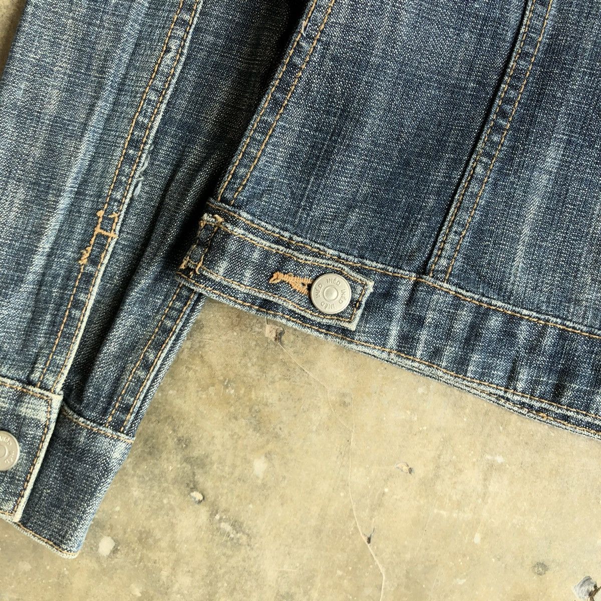 Yohji Yamamoto 🇯🇵 Vintage Ined Japan by Yohji Yamamoto Cropped Denim Jacket Size US XS / EU 42 / 0 - 13 Thumbnail