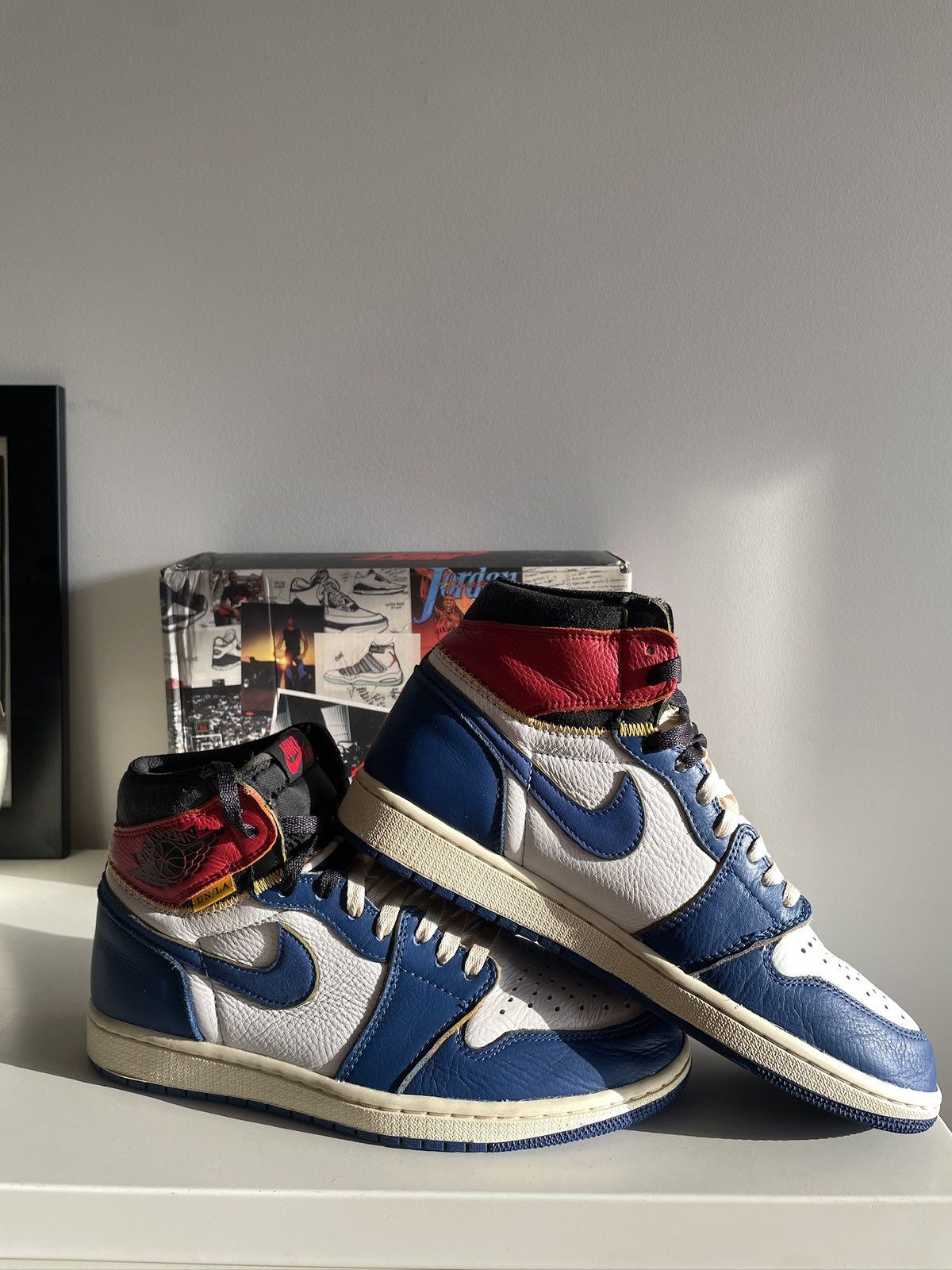 Jordan Brand × Union LA Union x Jordan 1 High OG Storm Blue US9.5 Size US 9.5 / EU 42-43 - 2 Thumbnail