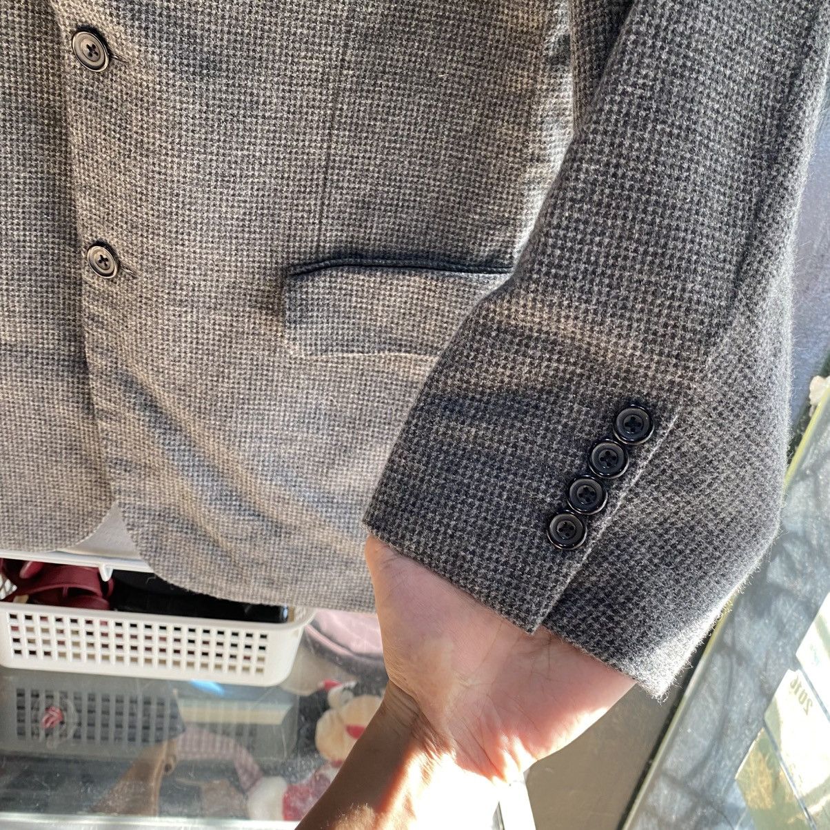 Burberry × Vintage Burberry London Cashmere blazer size large Size 42L - 8 Thumbnail