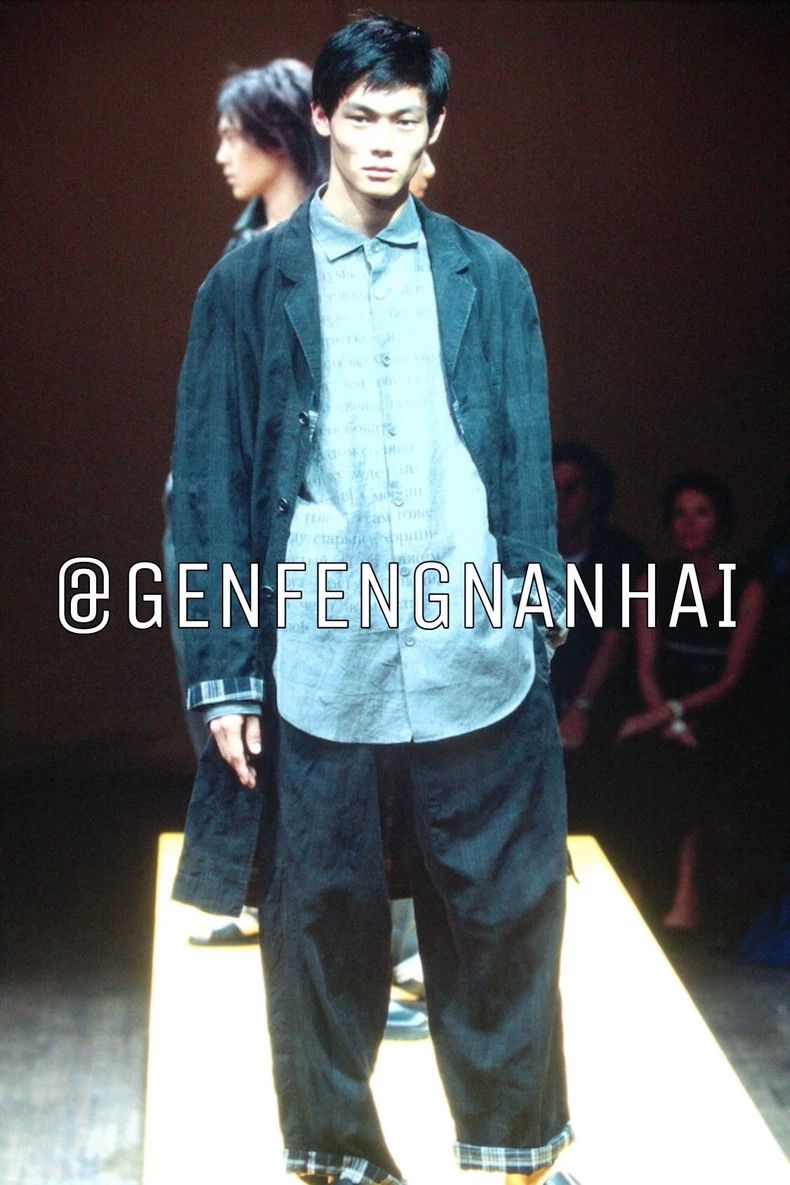 Yohji Yamamoto Yohji Yamamoto 00ss juvenile plaid reversible trench coat 2 Size US L / EU 52-54 / 3 - 5 Thumbnail