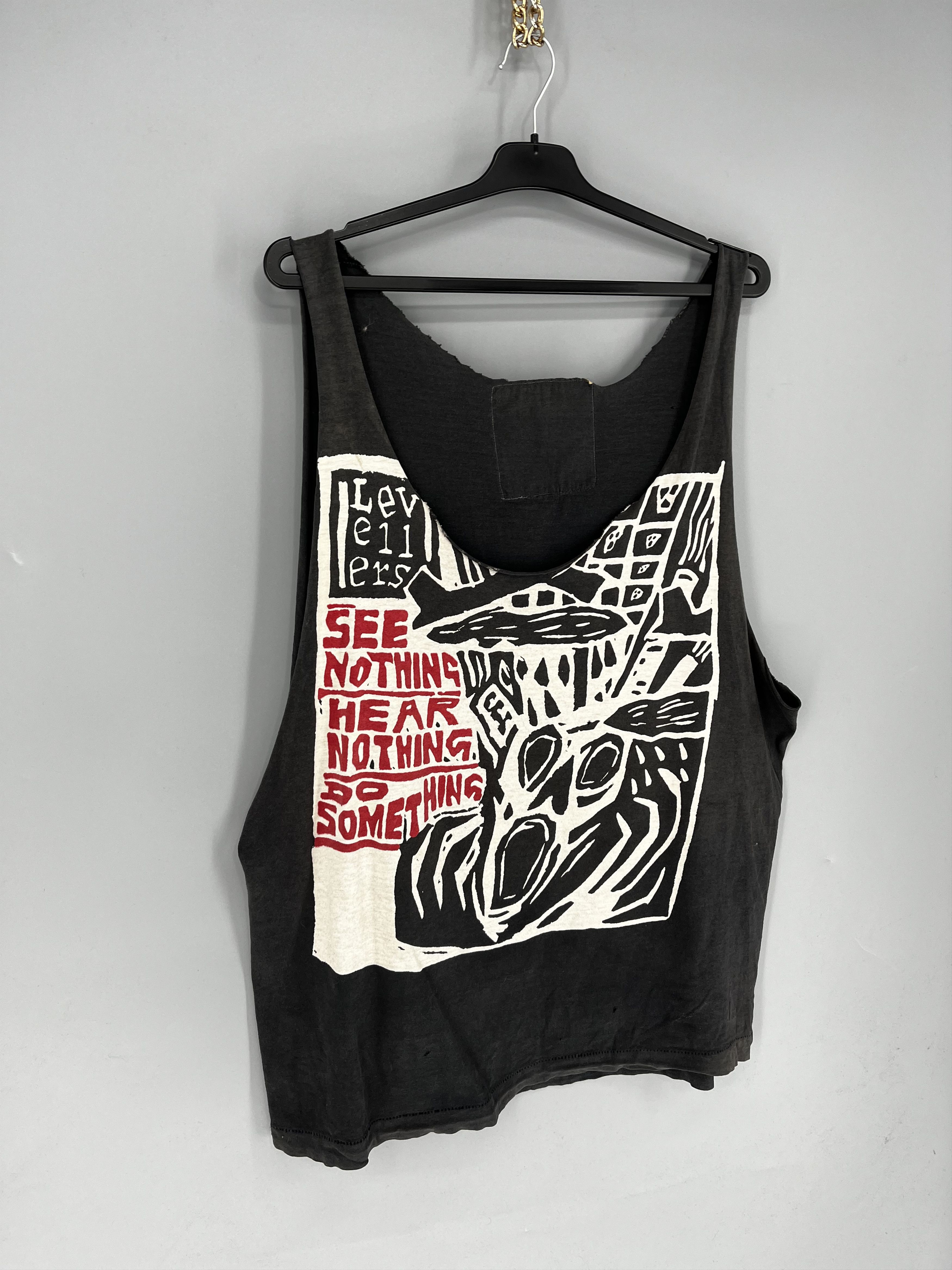 Band Tees Vtg band Levellers See Nothing Hear Nothing Do Something Size US L / EU 52-54 / 3 - 2 Thumbnail