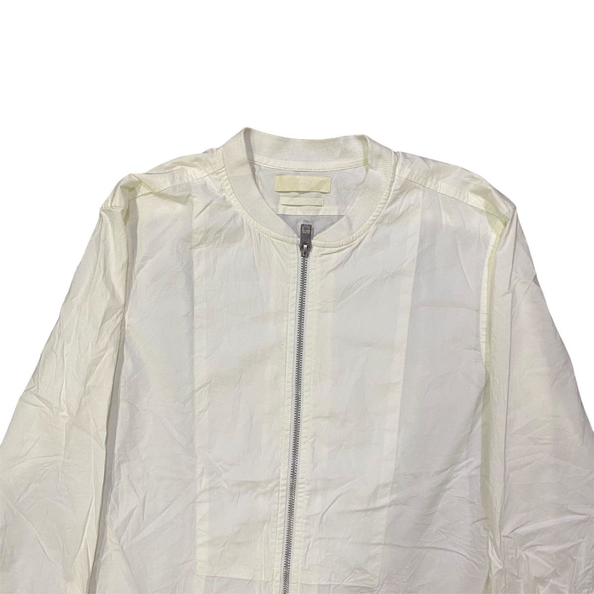 Diesel Diesel Off-White Bomber Jacket Full Zipper Size US S / EU 44-46 / 1 - 3 Thumbnail