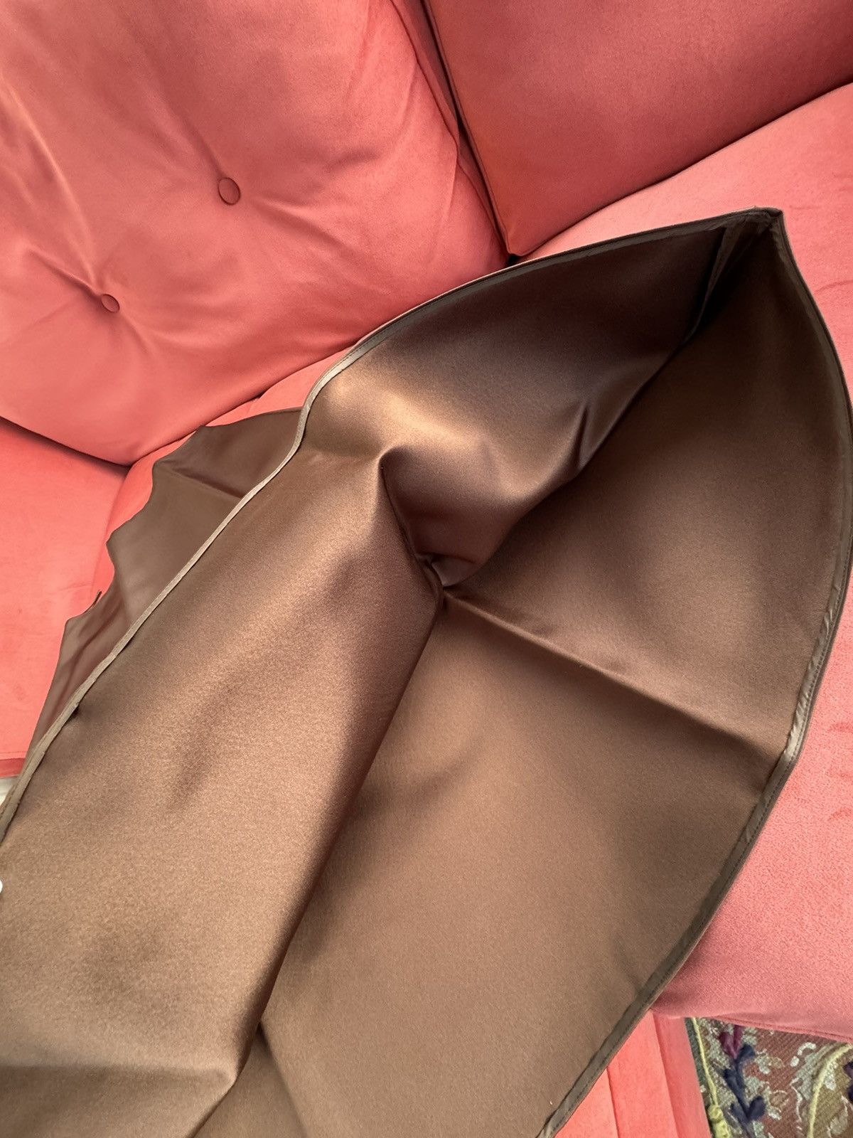Prada Prada silk brown skirt, size M Size 28" / US 6 / IT 42 - 11 Thumbnail