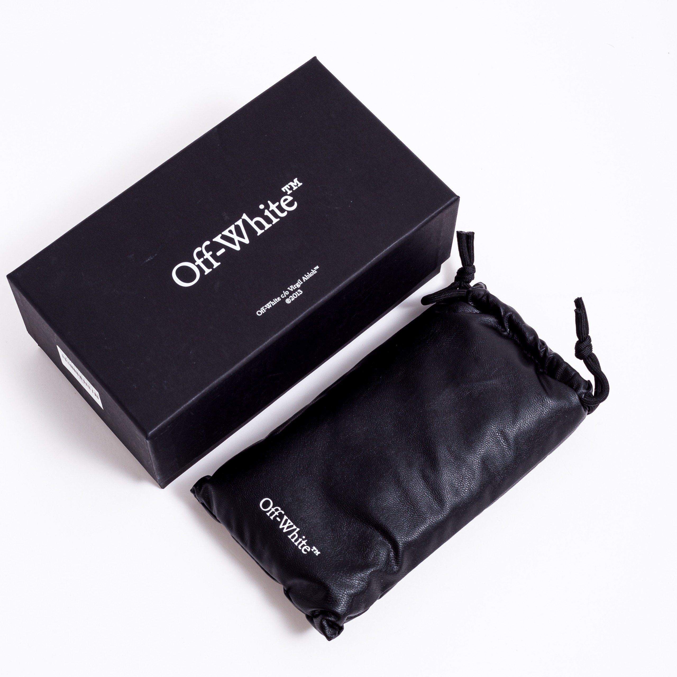Off-White OFF WHITE Virgil Sunglasses BLACK BLUE Size ONE SIZE - 9 Thumbnail