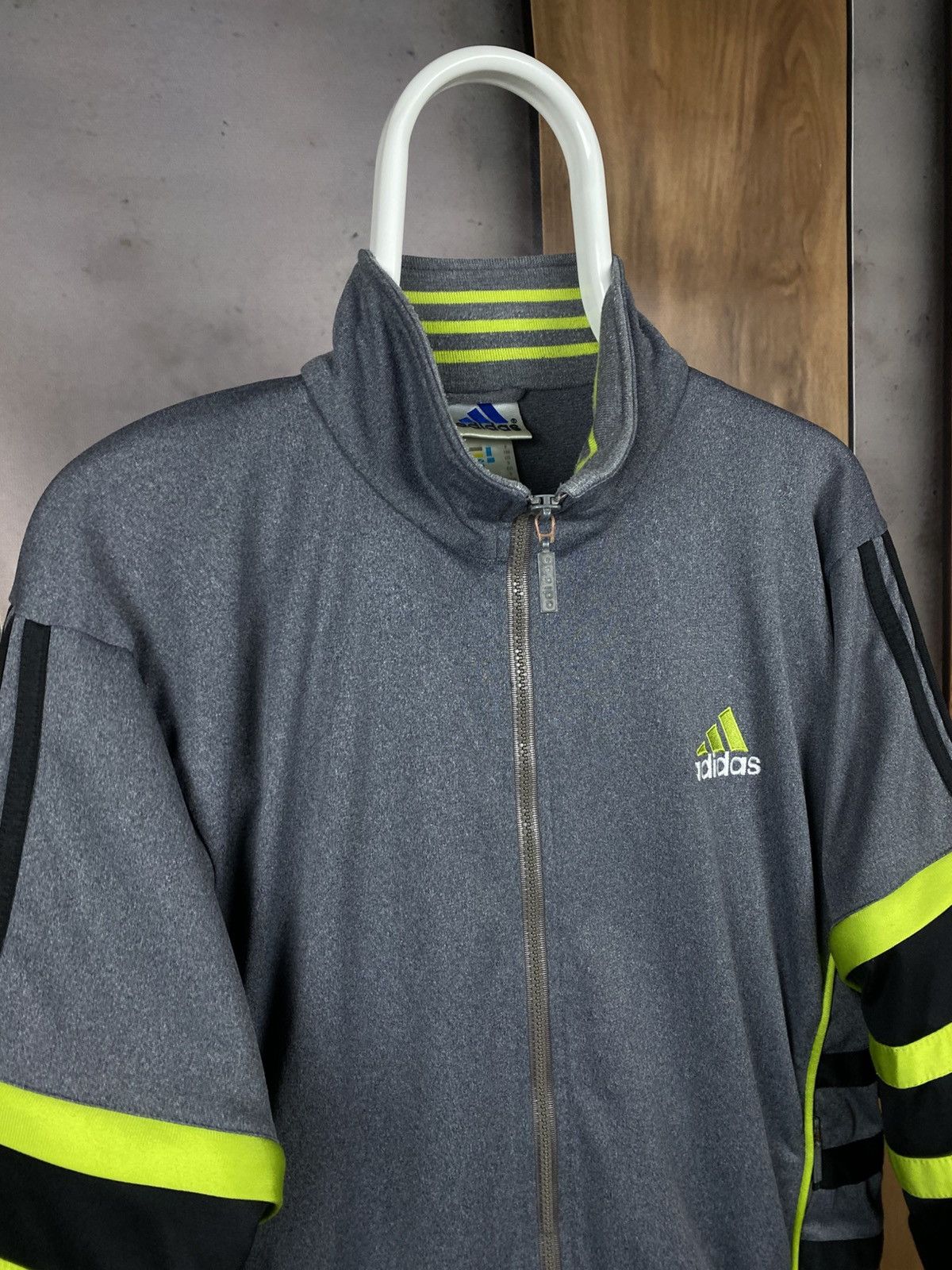 Adidas 🚀Vintage Track Jacket Adidas Full Zip Up Big Logo🚀 Size US S / EU 44-46 / 1 - 4 Thumbnail