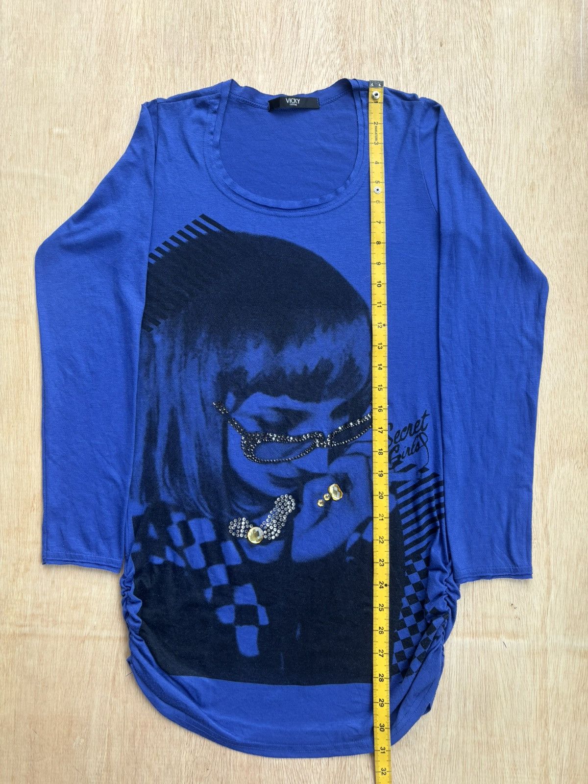 If Six Was Nine × Japanese Brand × Le Grande Bleu (L.G.B.) Vicky Couture Hysteric Glamour Style Women's Longsleeve Size XS / US 0-2 / IT 36-38 - 10 Thumbnail