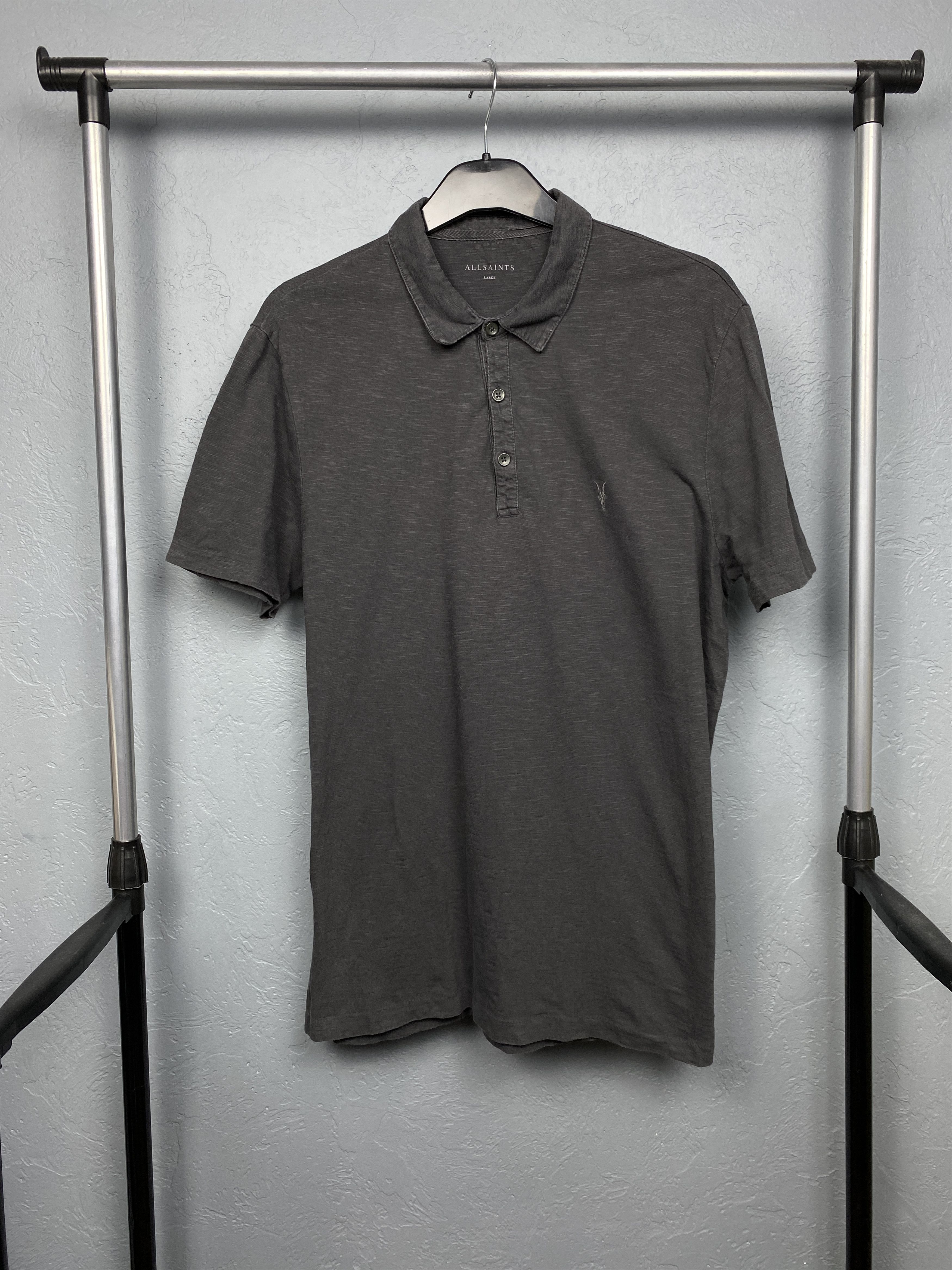 Allsaints Allsaints Soul Vintage Mens Polo Shirt Size US L / EU 52-54 / 3 - 1 Thumbnail