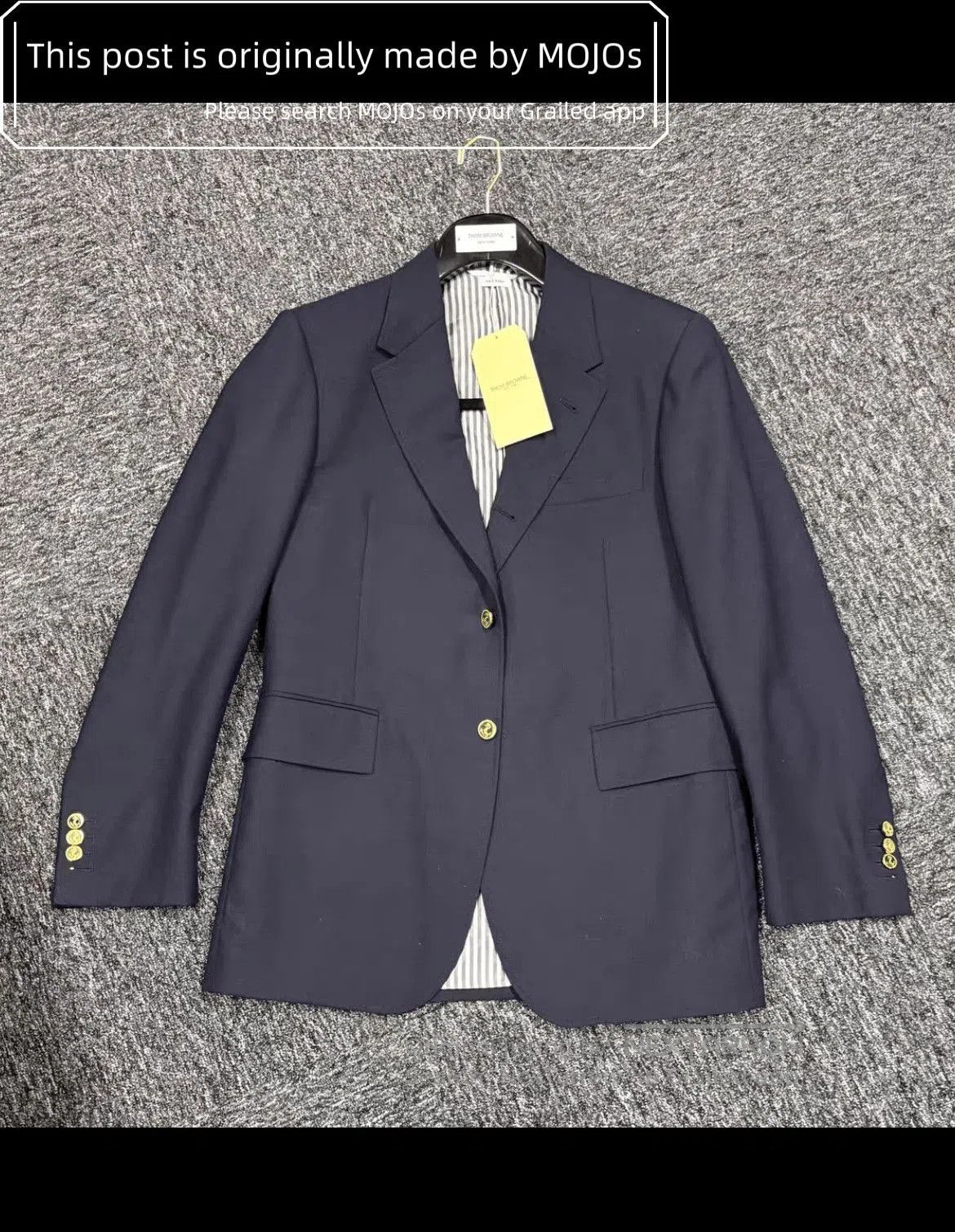 Thom Browne Sz 2 Thom Browne Golden Botton Navy Blazer Jacket. Size US M / EU 48-50 / 2 - 3 Thumbnail