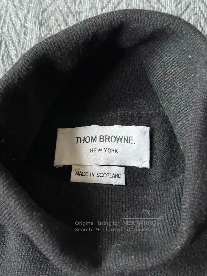 Thom Browne Thom Browne Black Limited Turtleneck Cashmere Sweater. Size US S / EU 44-46 / 1 - 4 Thumbnail