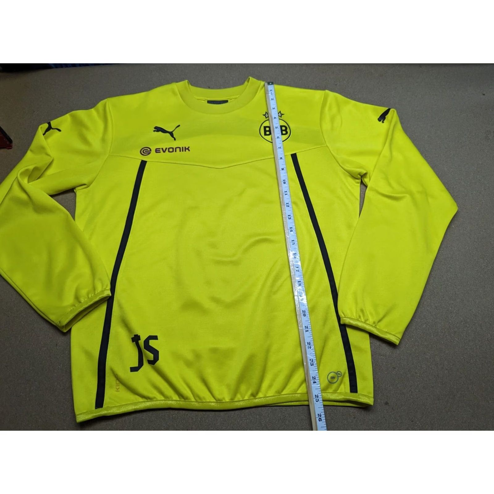 Puma Puma Dortmund 2013-2014 Mens Jacket Small Staff Issue Training Shirt Jersey Quick Dry Water Resistant Yellow Activewear Football Mens Size US S / EU 44-46 / 1 - 4 Thumbnail