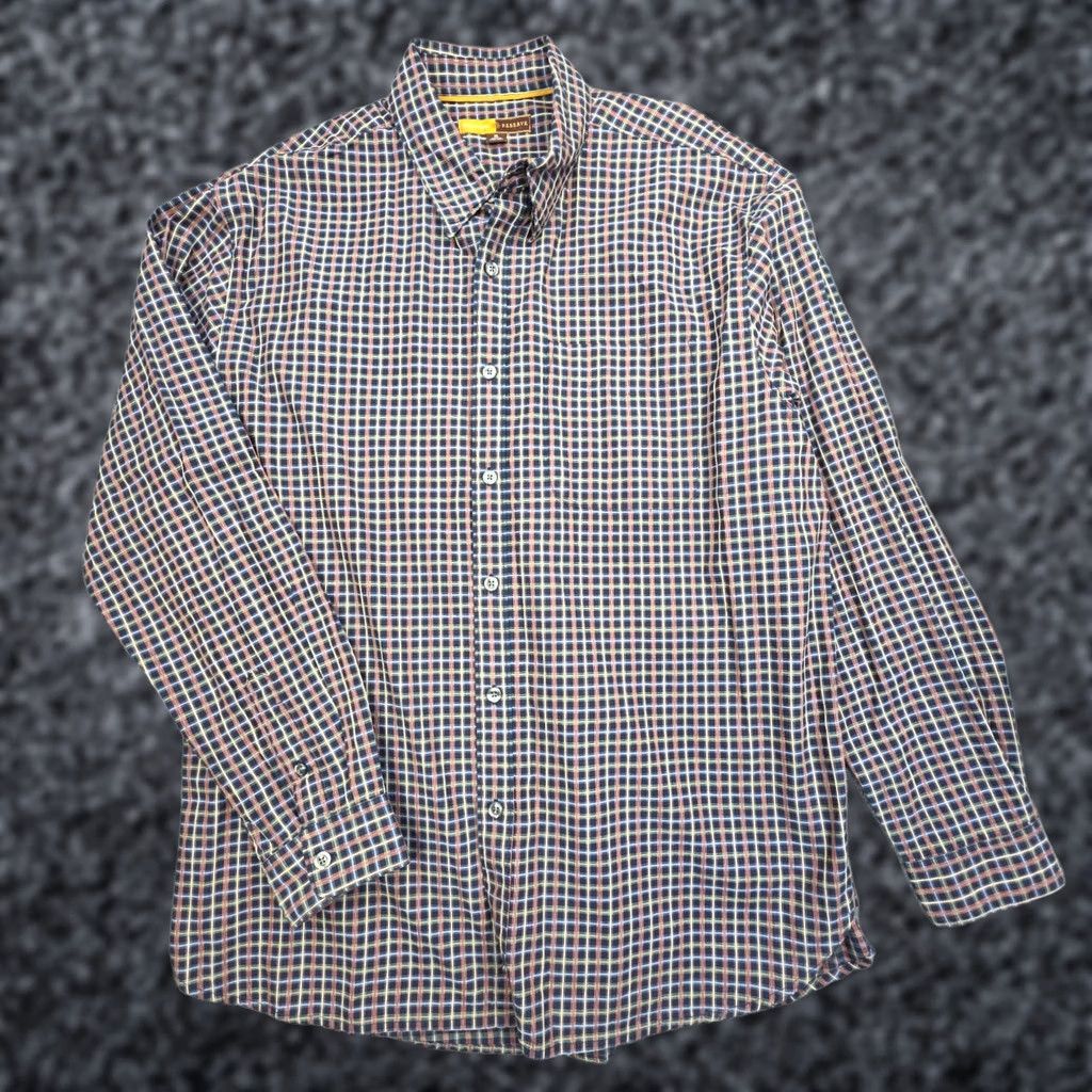 The Territory Ahead Territory Ahead Shirt Men's XL Check Striped Multi Color Button Up Size US XL / EU 56 / 4 - 1 Thumbnail
