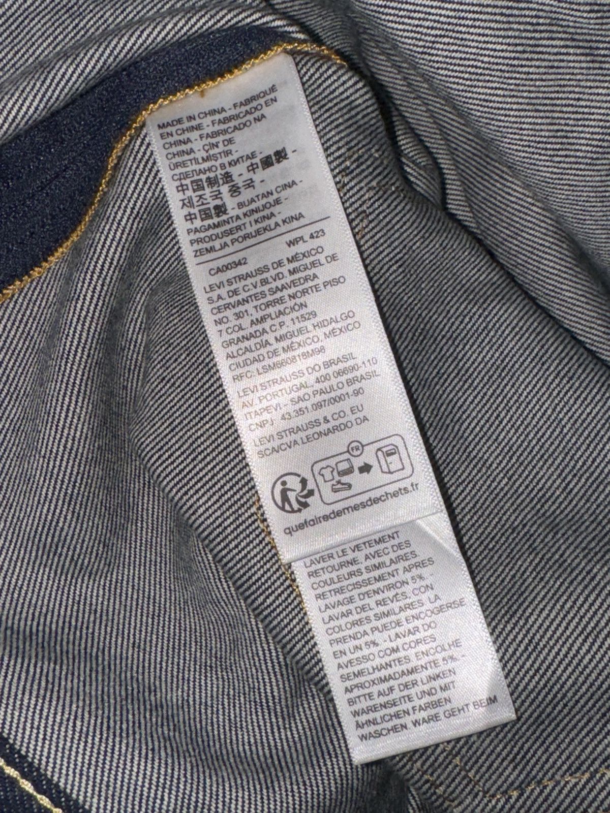 Levi's × Undercover Undercover x Levis Raw Indigo Small Parts Type 2 Trucker Size US S / EU 44-46 / 1 - 5 Thumbnail