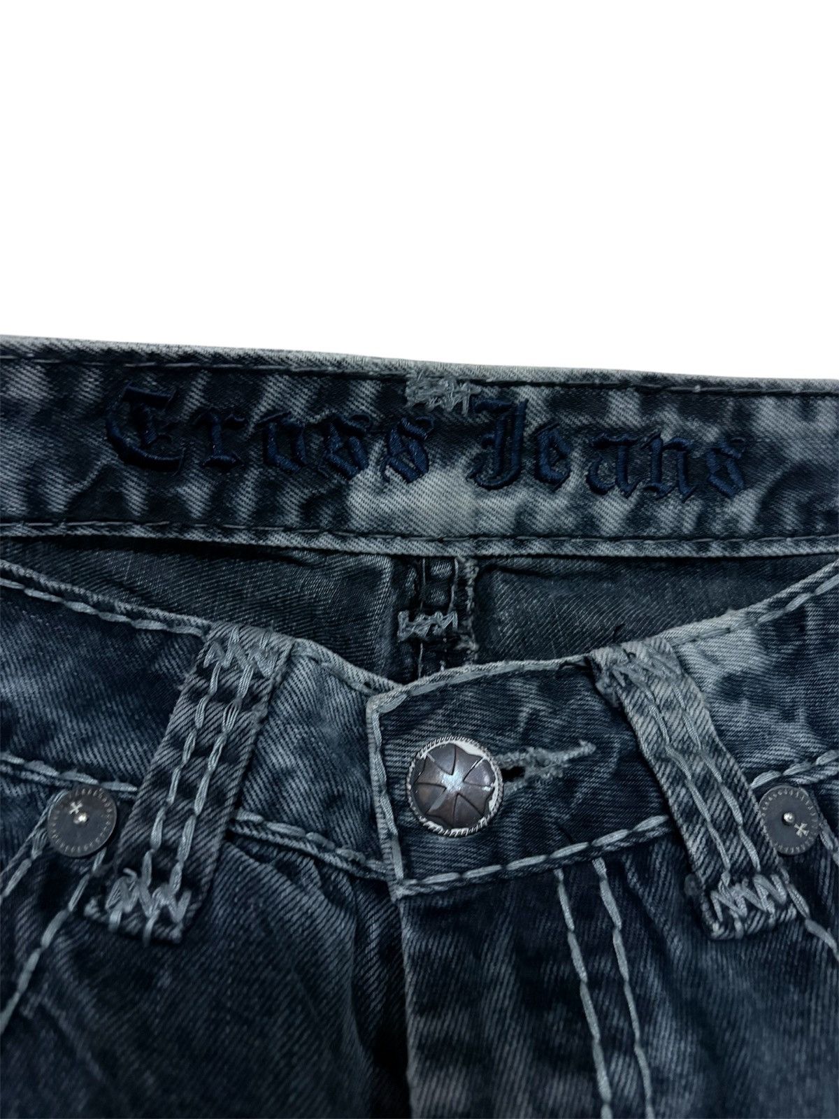 14th Addiction The Cross Dyed Flare Pants Size US 31 - 4 Thumbnail