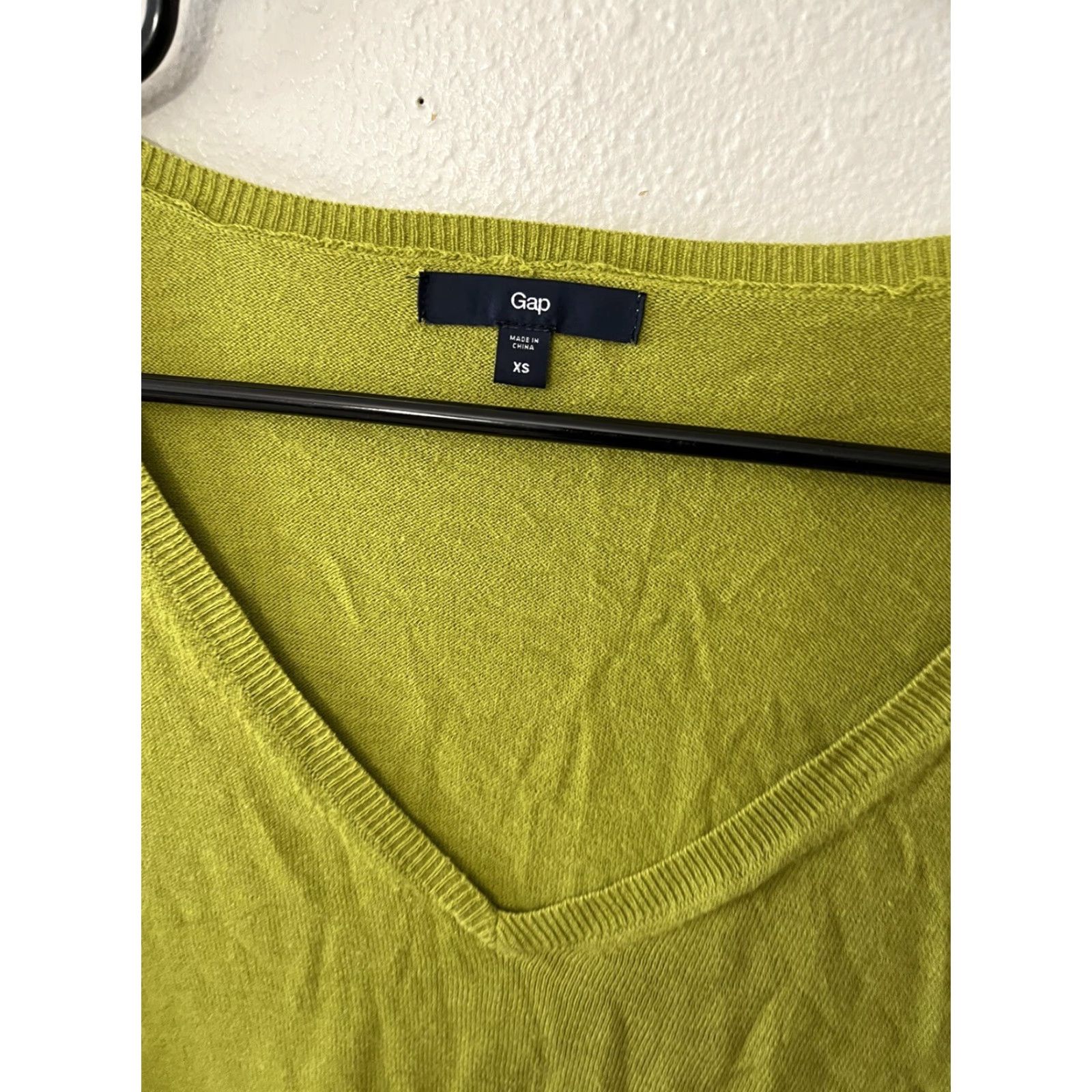 Gap Gap V-Neck Long Sleeve Pullover Sweater Women's Size XS Green Oversized Size XS / US 0-2 / IT 36-38 - 3 Thumbnail