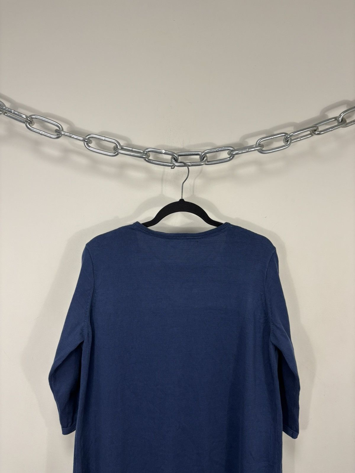Gudrun Sjoden Gudrun Sjoden Women’s Blue Relaxed Pockets Long Sleeve Dress Size L / US 10 / IT 46 - 12 Thumbnail