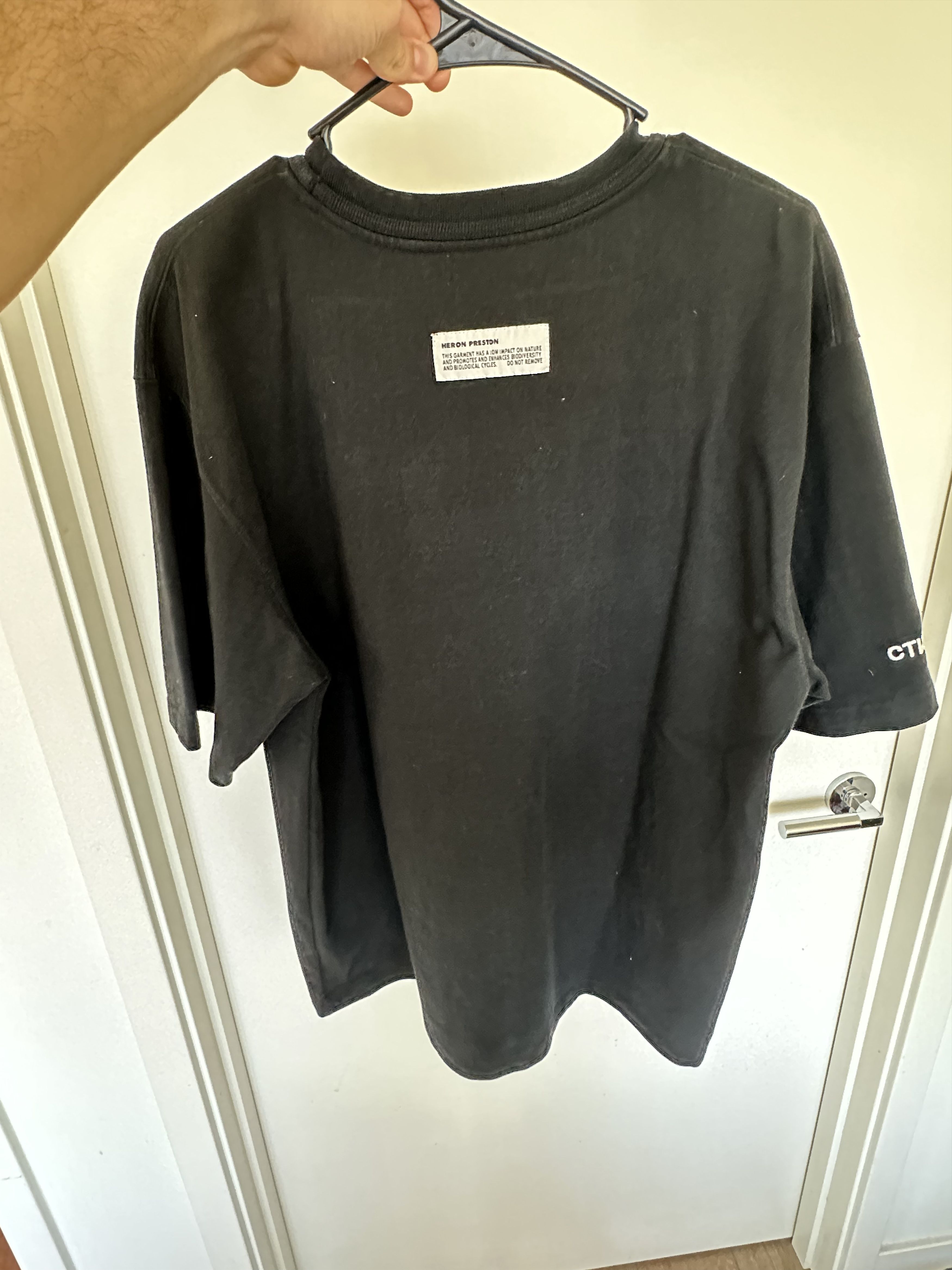 Heron Preston Heron Preston Logo Tee Size M Size US M / EU 48-50 / 2 - 2 Thumbnail