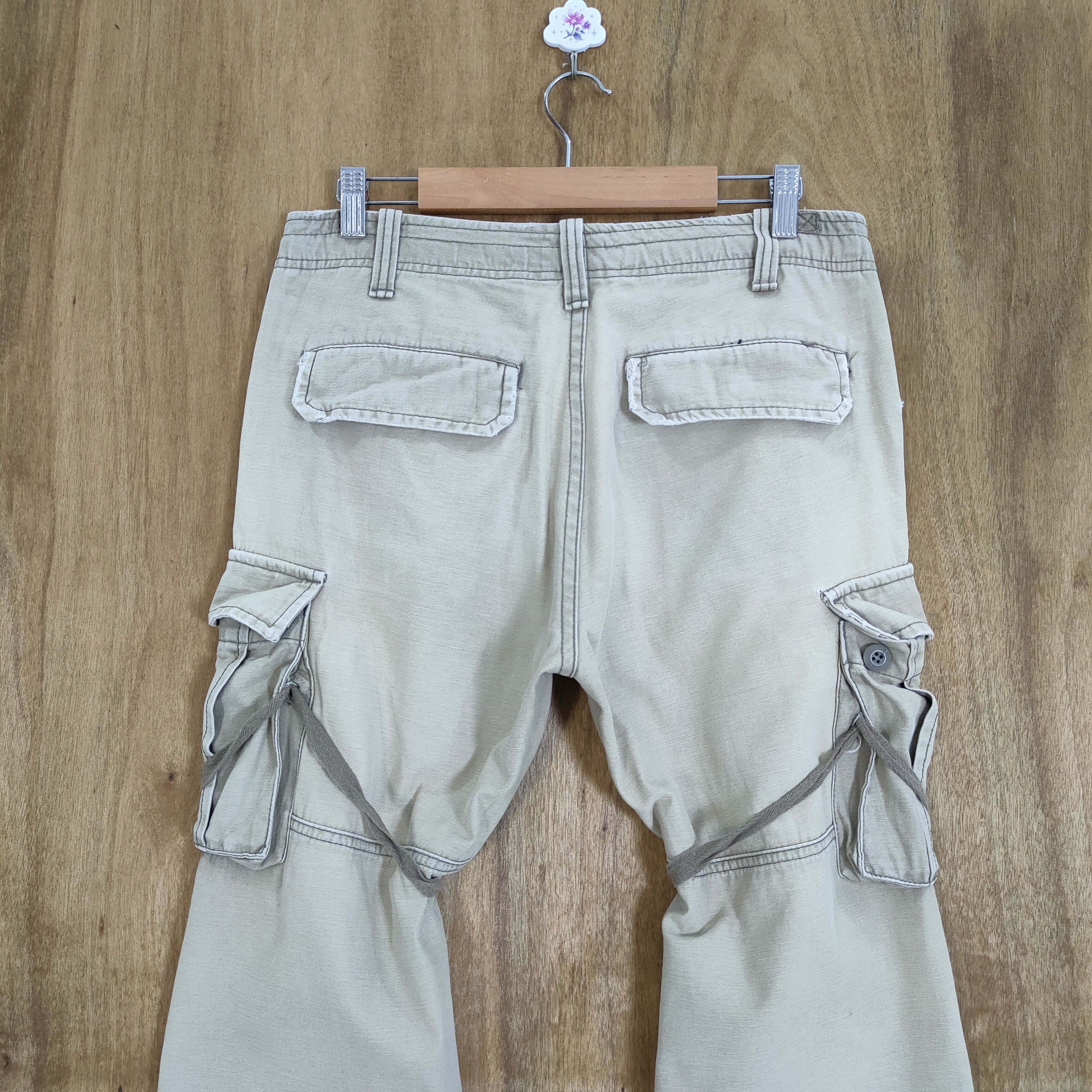 Japanese Brand VINTAGE JAPANESE FADED BONDAGE CARGO PANTS Size US 30 / EU 46 - 9 Thumbnail