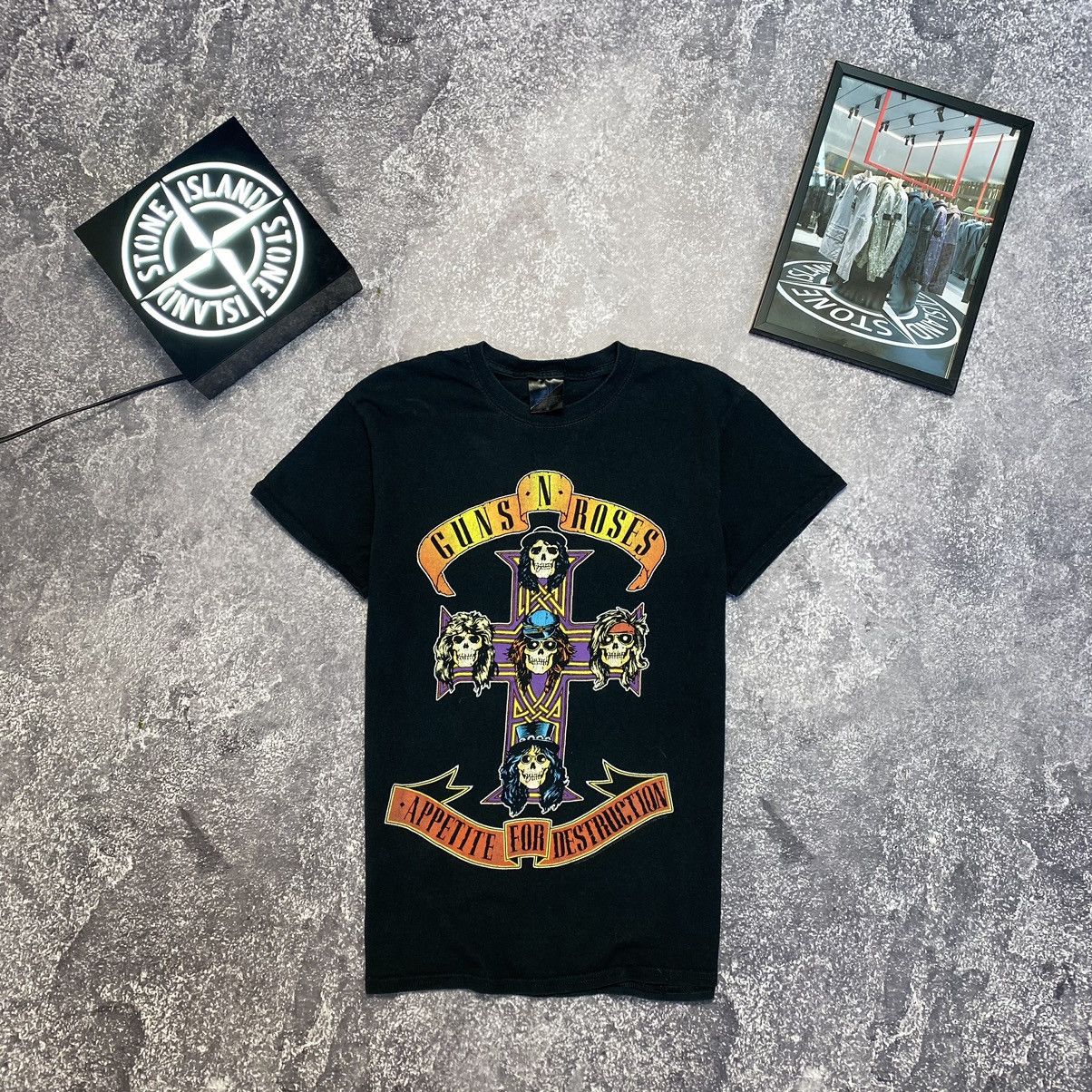 Band Tees Vintage Guns N Roses 2013 Big Graphic Logo rock band tee Size US S / EU 44-46 / 1 - 1 Thumbnail