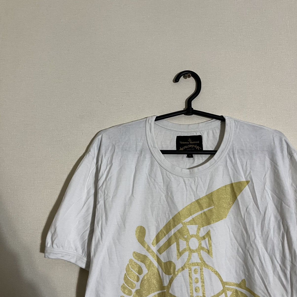 Vivienne Westwood Vivienne Westwood big logo y2k white t-shirt Size US XL / EU 56 / 4 - 3 Thumbnail