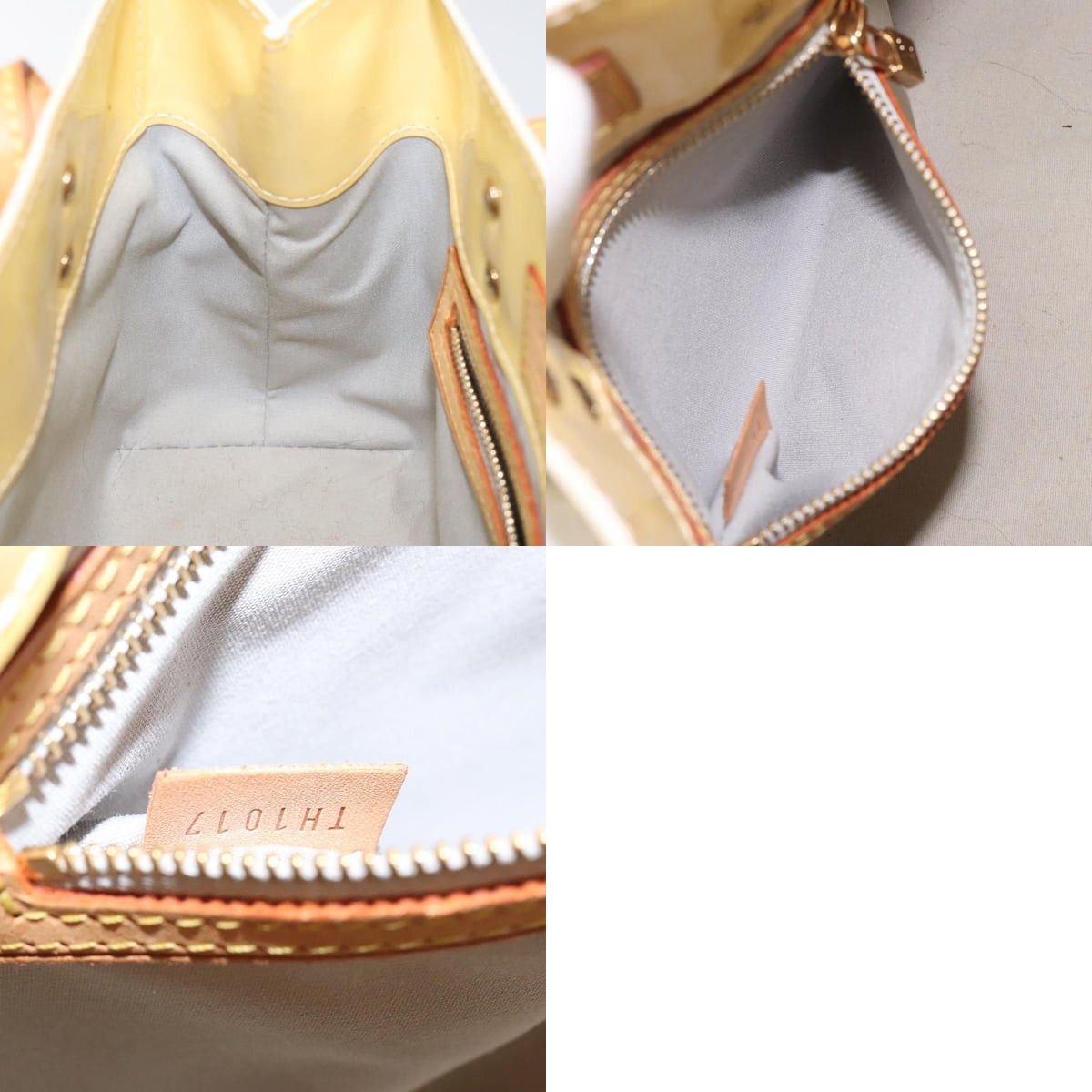 Louis Vuitton LOUIS VUITTON Monogram Vernis Reade PM Hand Bag Perle M91336 Size ONE SIZE - 12 Thumbnail