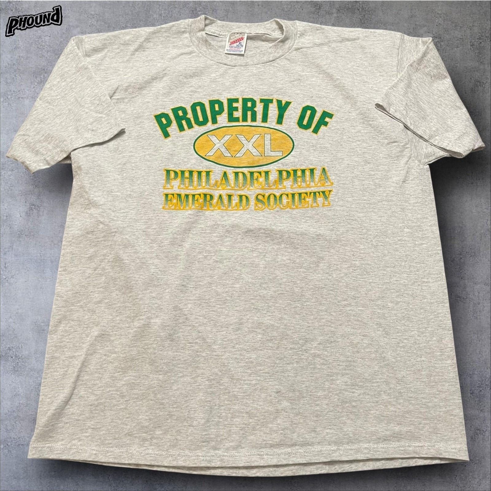 Jerzees Vtg Philadelphia Emerald Society Shirt XL 50/50 Made USA 90s Size US XL / EU 56 / 4 - 1 Thumbnail