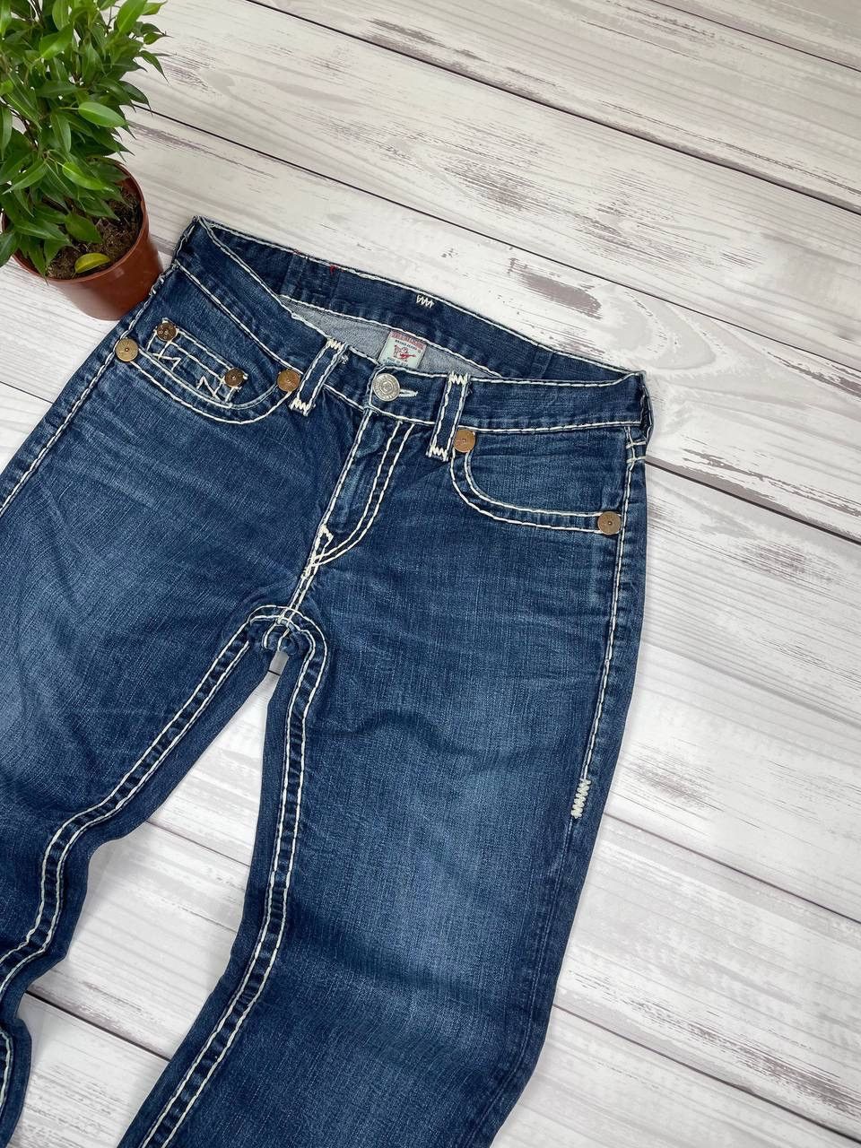 True Religion TRUE RELIGION Jack Natural Super Straight Jeans Navy Size US 34 / EU 50 - 9 Thumbnail