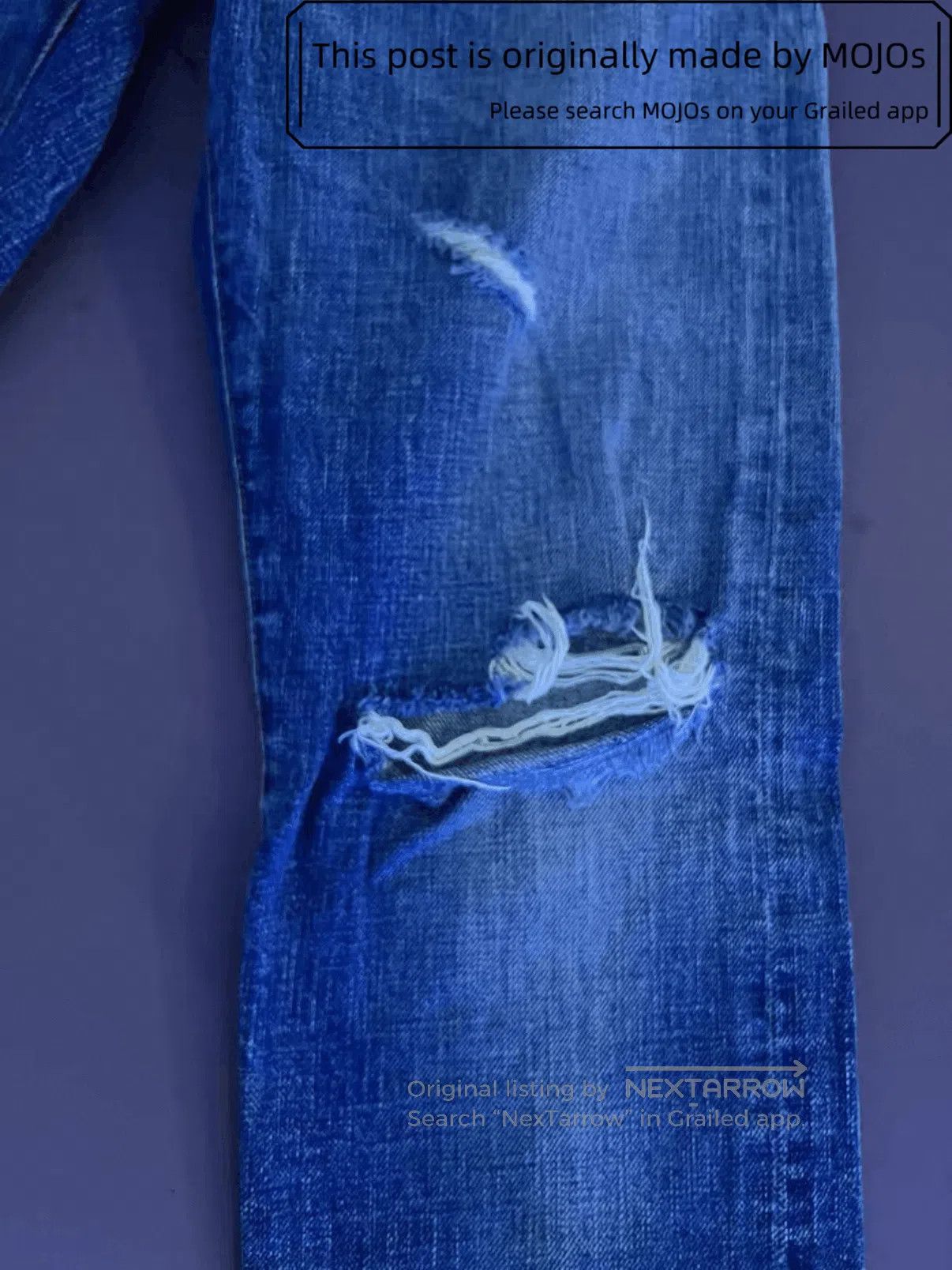 Saint Laurent Paris Sz 30 Saint Laurent Paris 16SS Cut Dye Denim mojos151911. Size US 30 / EU 46 - 5 Thumbnail
