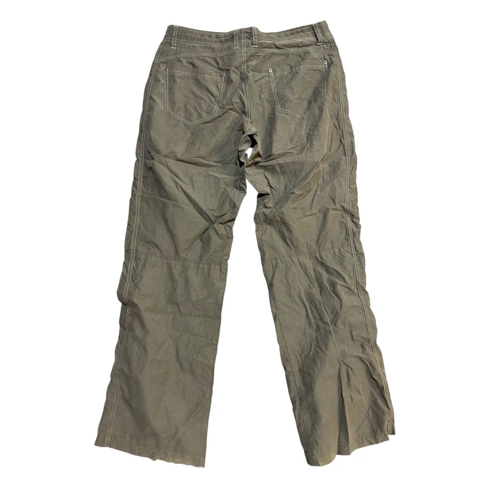 Logo 7 Kuhl Womens Sz 10 Regular Gray Lightweight Hiking Outdoor Logo Gorpcore Pants Size 32" / US 10 / IT 46 - 2 Thumbnail