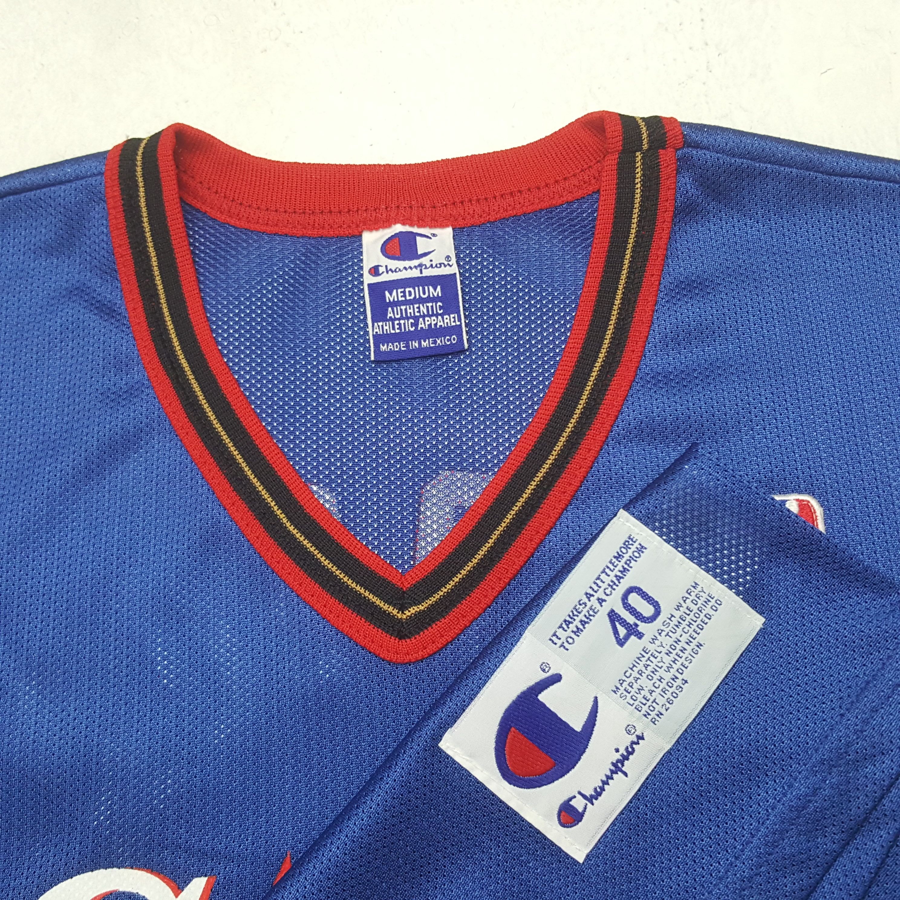 NBA Vintage Champion Sixers Allen Iverson Basketball Jersey RR5 Size US L / EU 52-54 / 3 - 5 Thumbnail