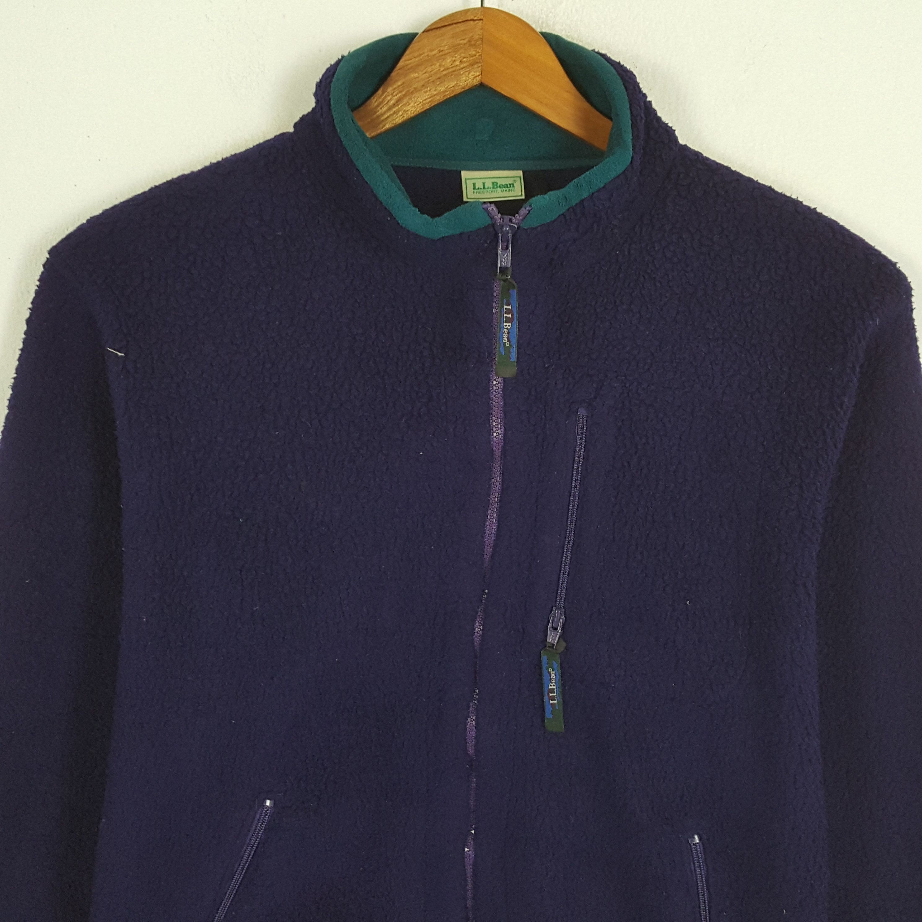 L.L. Bean × Vintage Vintage L.L BEAN American Brand Sherpa Fleece Jacket Size US L / EU 52-54 / 3 - 2 Thumbnail