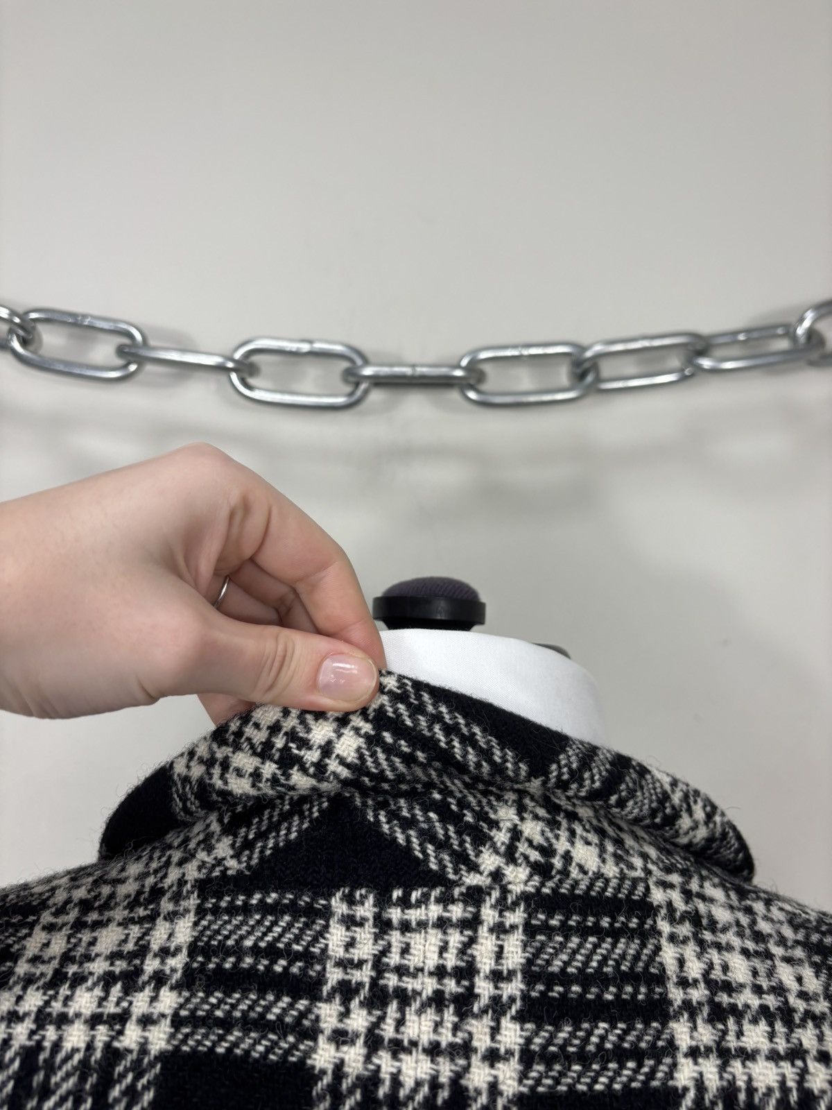 Harris Tweed Harris Tweed Women’s Plaid Check Gray Wool Blazer Skirt Set Size M / US 6-8 / IT 42-44 - 16 Thumbnail