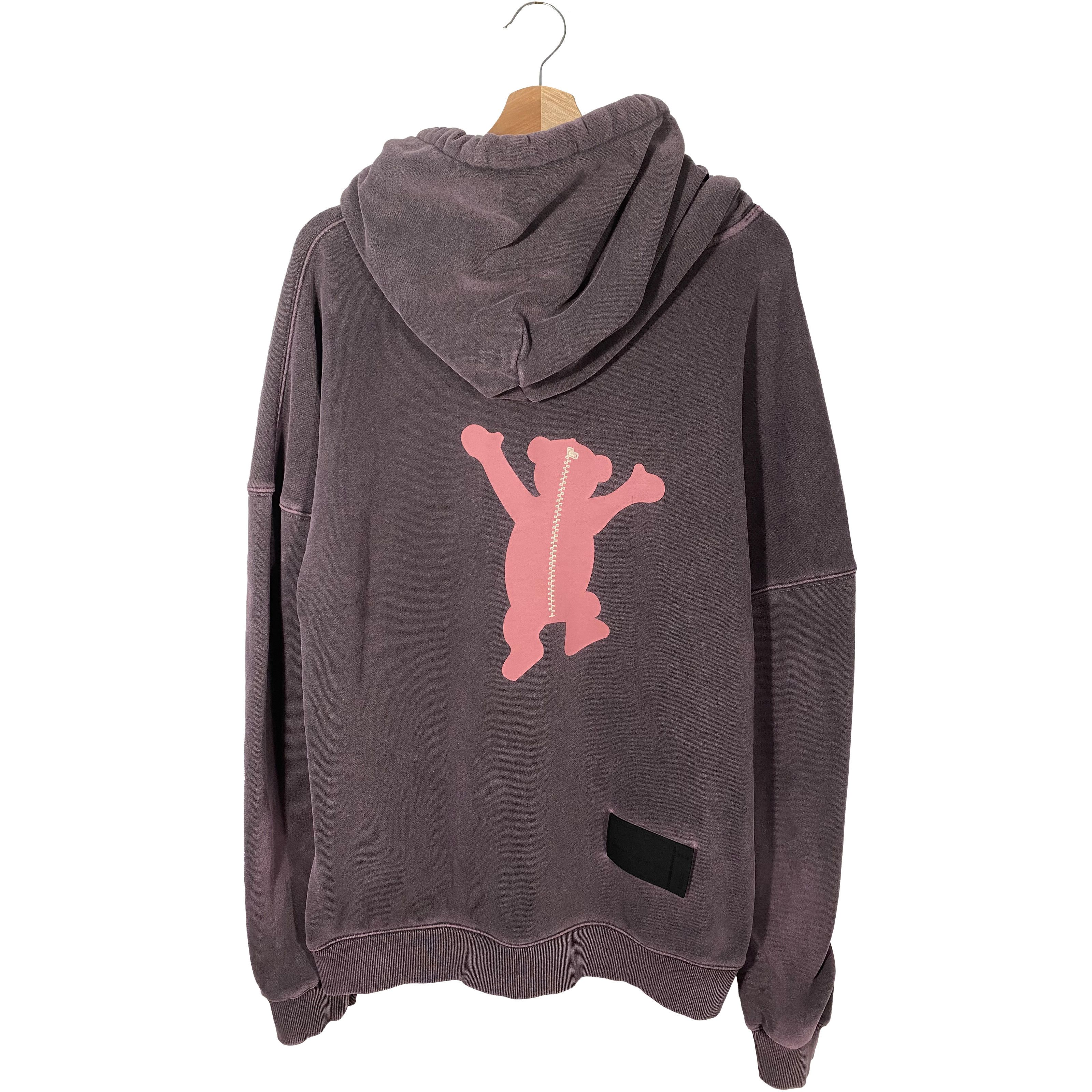 WE11DONE WE11DONE Teddy Bear Graphic Pullover Oversized Hoodie Size M Size US M / EU 48-50 / 2 - 7 Thumbnail