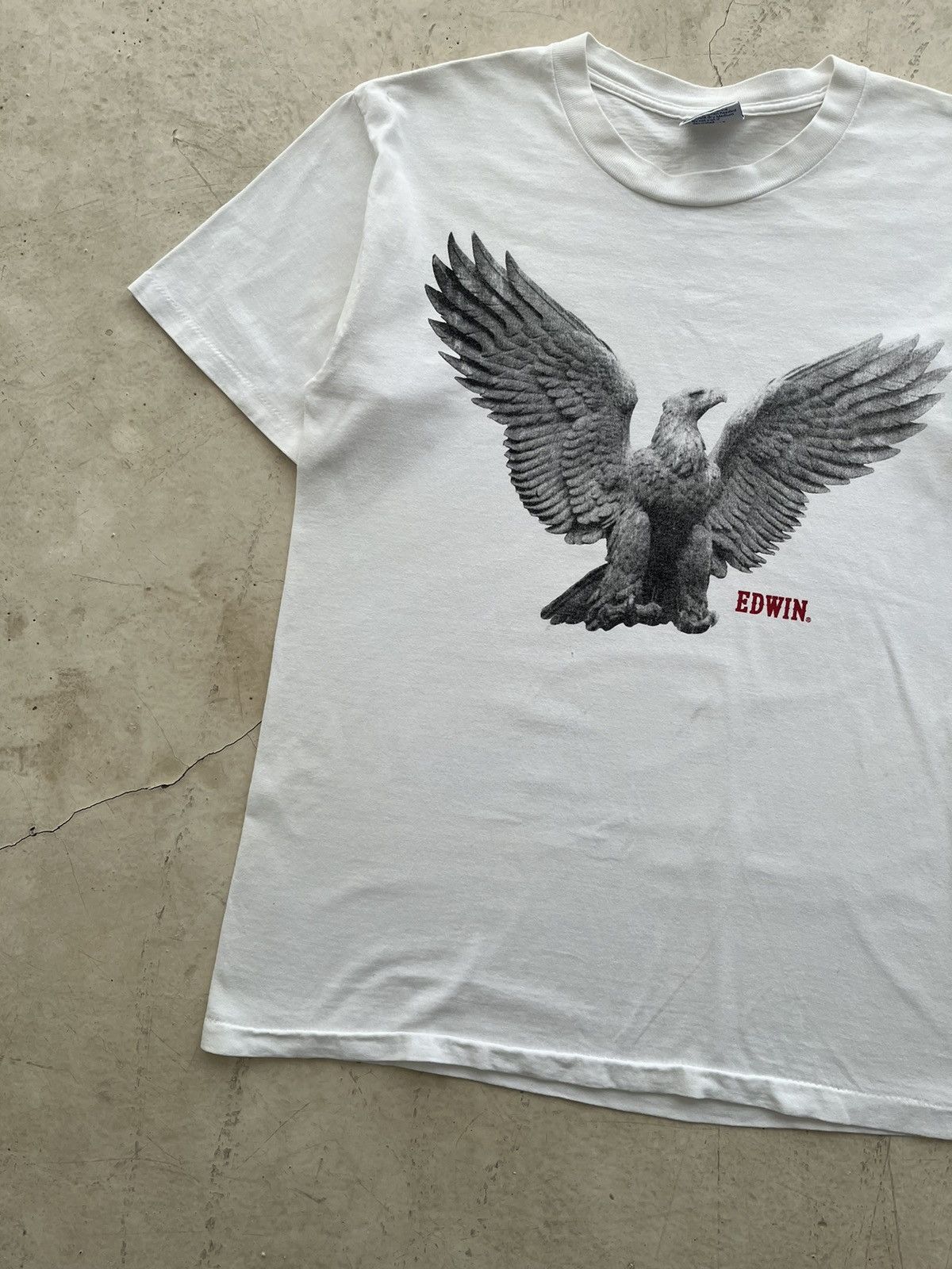 Blue Blue Japan × Edwin × Vintage 1990's EDWIN ' Eagle Sculpture' Size US L / EU 52-54 / 3 - 3 Thumbnail