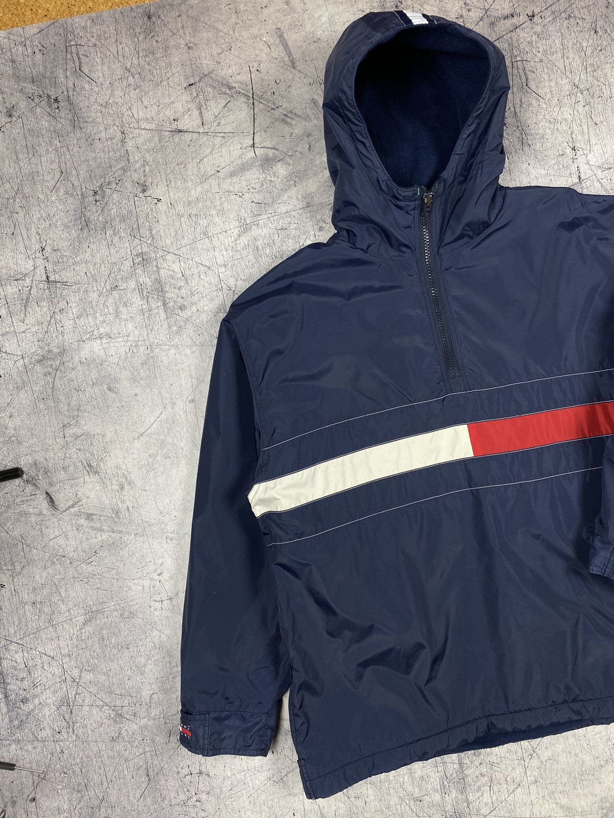Tommy Hilfiger Vintage Tommy Hilfiger Hype Double Big Logo Jacket Anorak Size US M / EU 48-50 / 2 - 8 Thumbnail