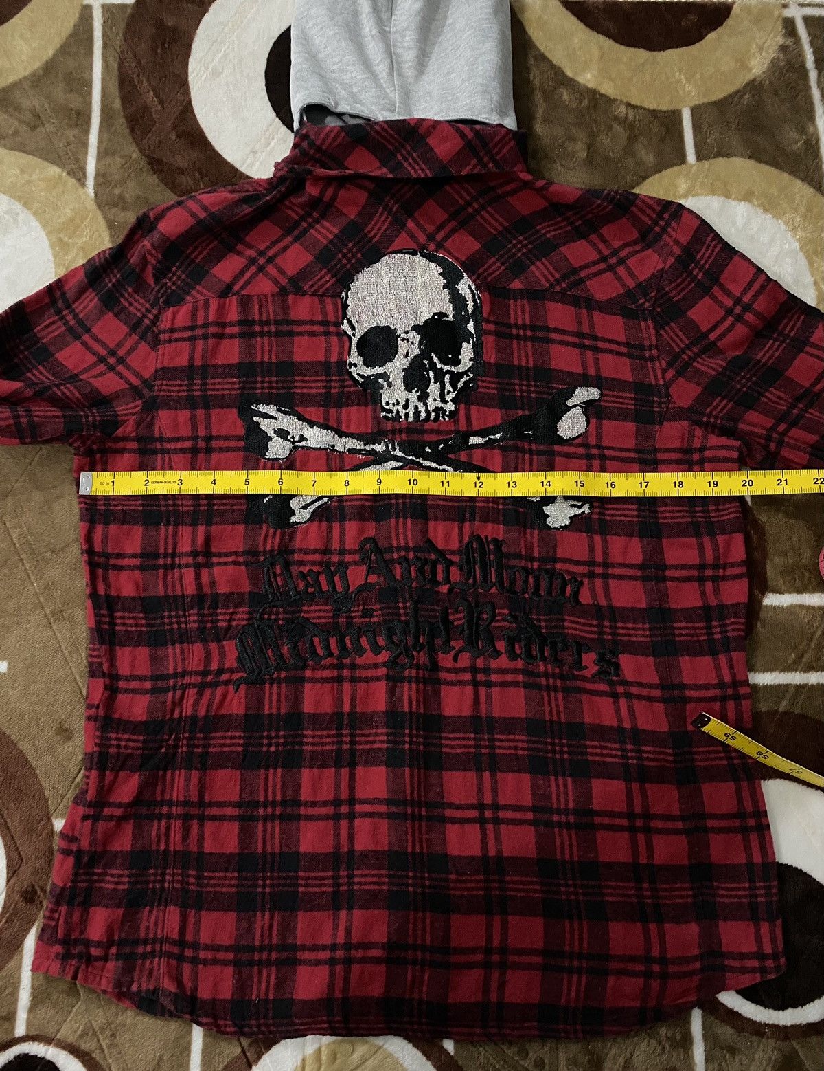 Hysteric Glamour Y2k skull ifsixwasnine flannel hoodie Size US M / EU 48-50 / 2 - 9 Thumbnail