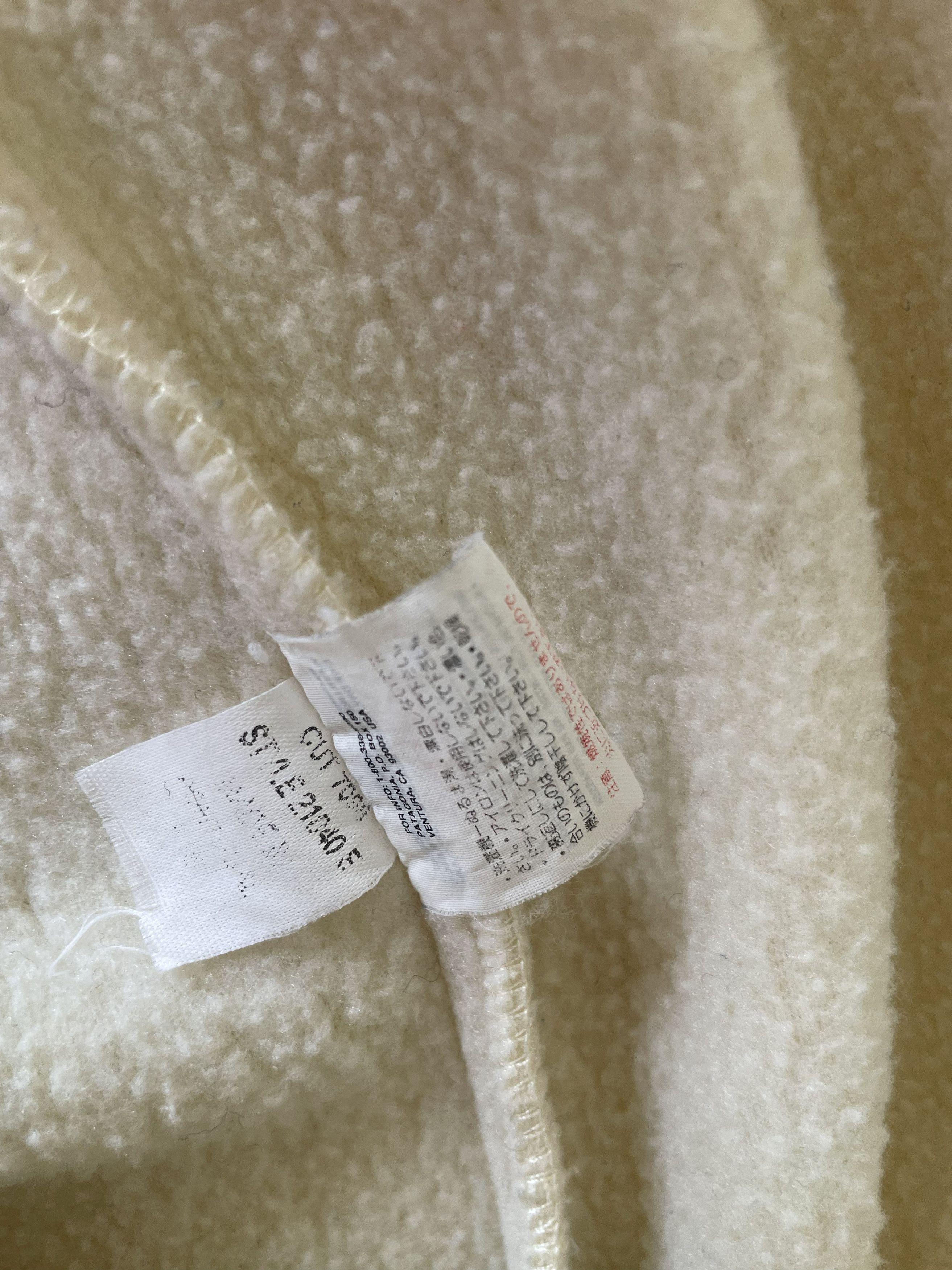 Patagonia 1995 Patagonia Synchilla Full-Zip Fleece - Cream/Navy - L Size US L / EU 52-54 / 3 - 14 Thumbnail