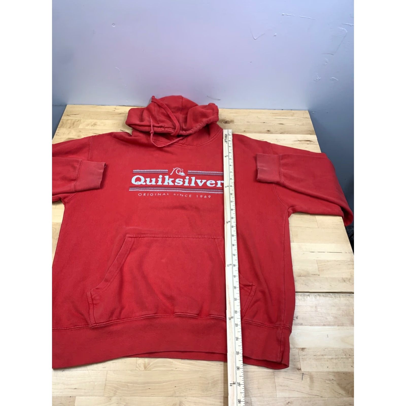 Quiksilver Quiksilver Hoodie Mens M Red Logo Surf Beach Pullover 11520 Size US M / EU 48-50 / 2 - 4 Thumbnail