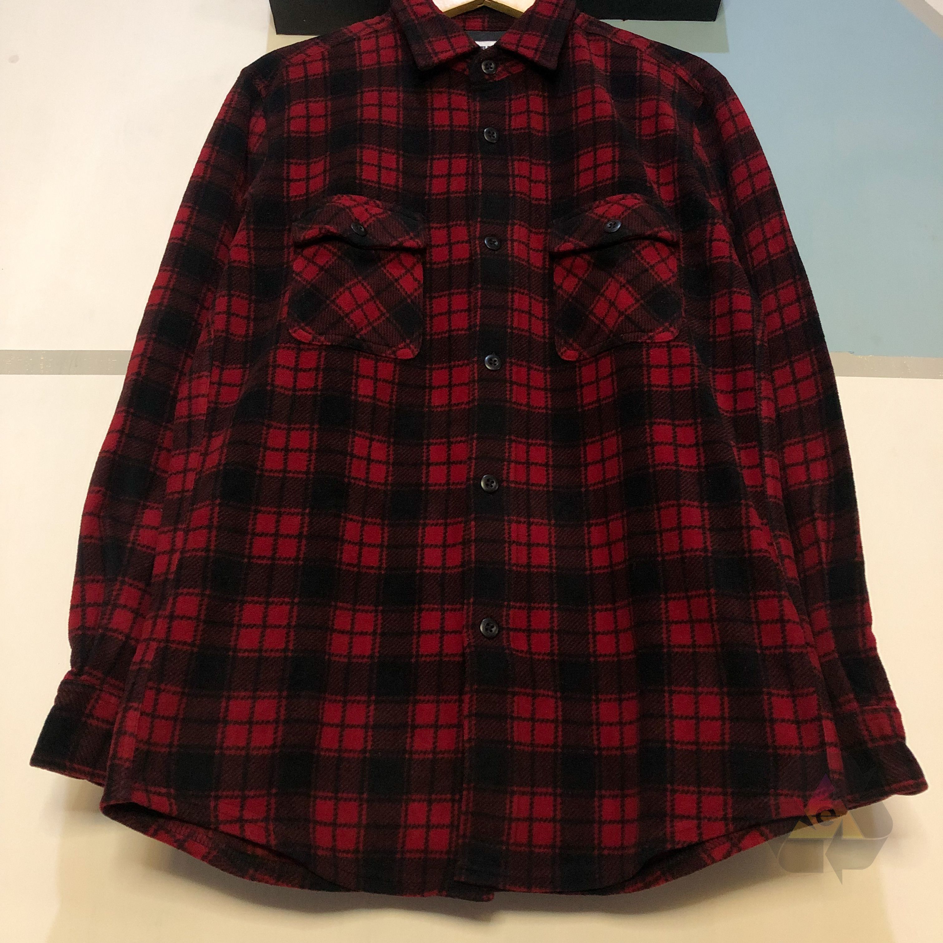 Uniqlo × Vintage Uniqlo Flannel Plaid Long Sleeve Y2K Size US L / EU 52-54 / 3 - 4 Thumbnail