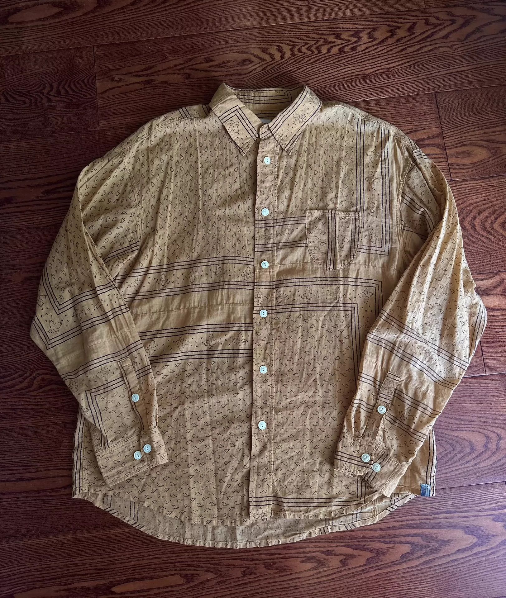 Visvim VISVIM 20AW LUMBER L/S BANDANA P.W. (N.D.) Size US M / EU 48-50 / 2 - 1 Thumbnail