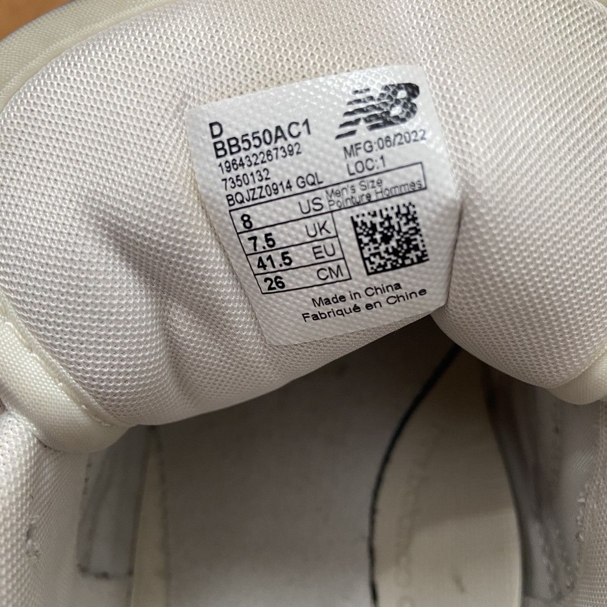 Aime Leon Dore × New Balance Aime Leon Dore New Balance 550 Grey Streetwear Shoes Men’s 8 Size US 8 / EU 41 - 11 Thumbnail